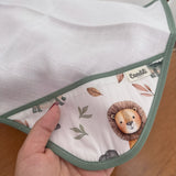 Fralda de Boca Cantinho - Leão e Jacaré