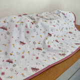 Manta Dupla Face - Borboletas