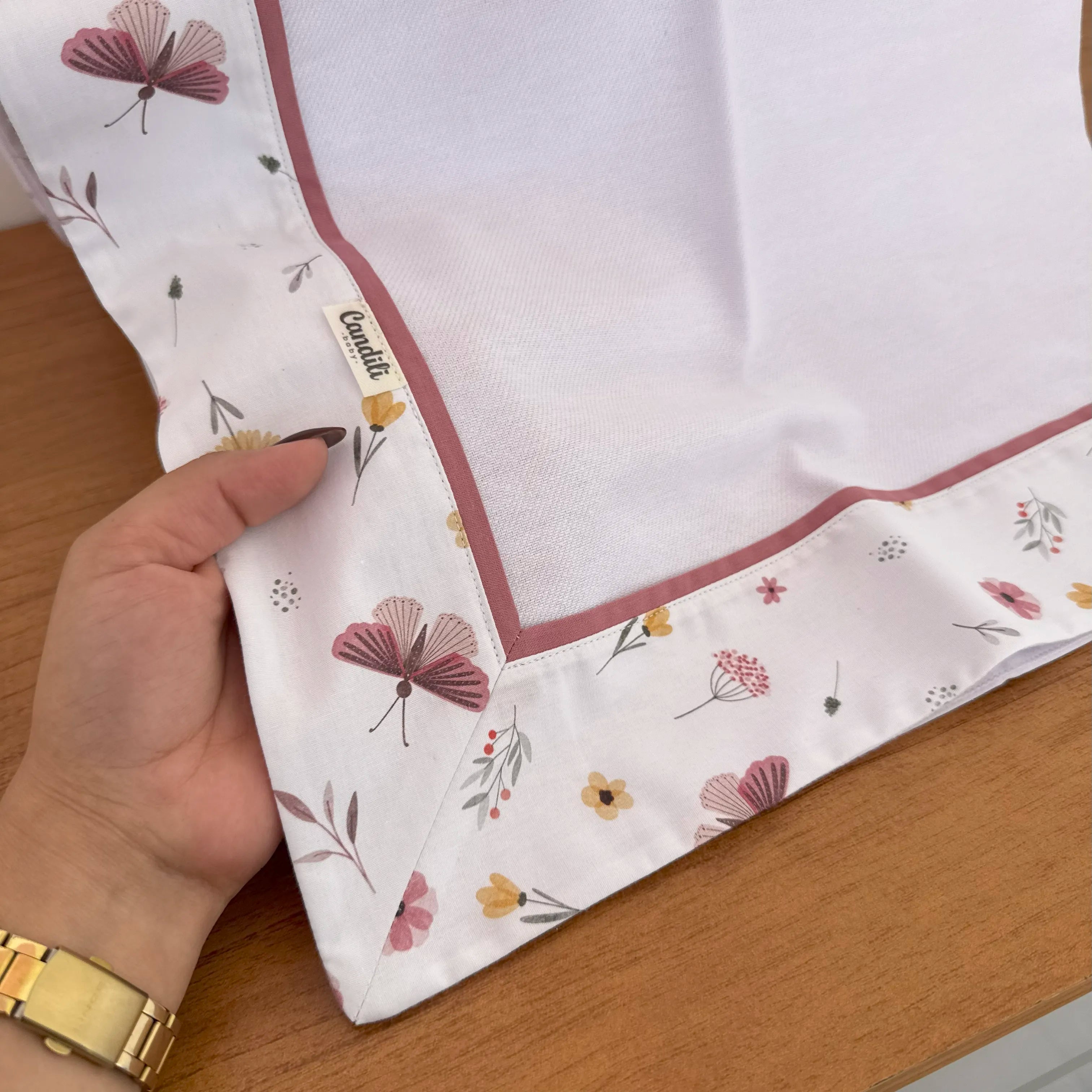 Cueiro Flanelado - Borboletas