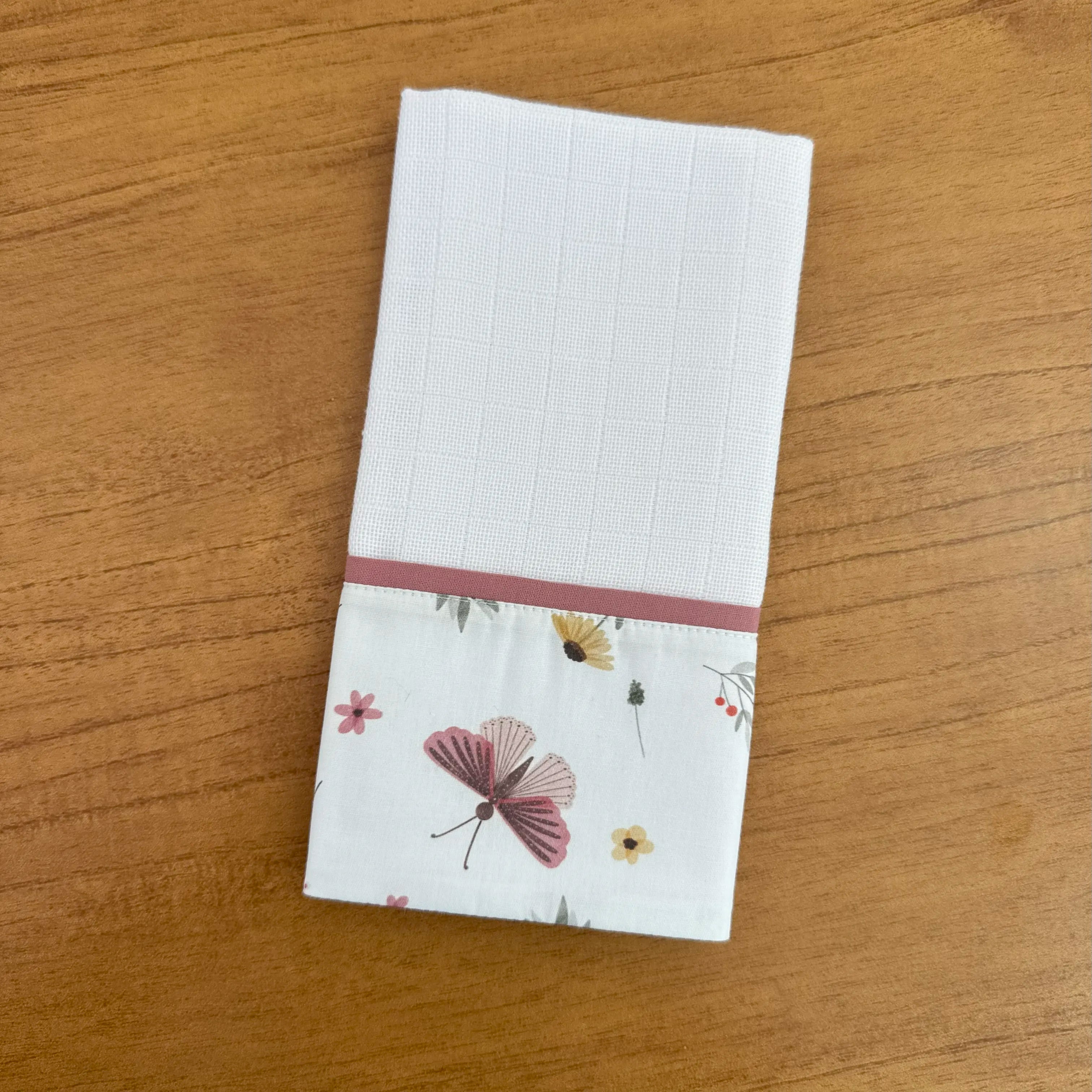 Fralda de Boca Barradinho - Borboletas