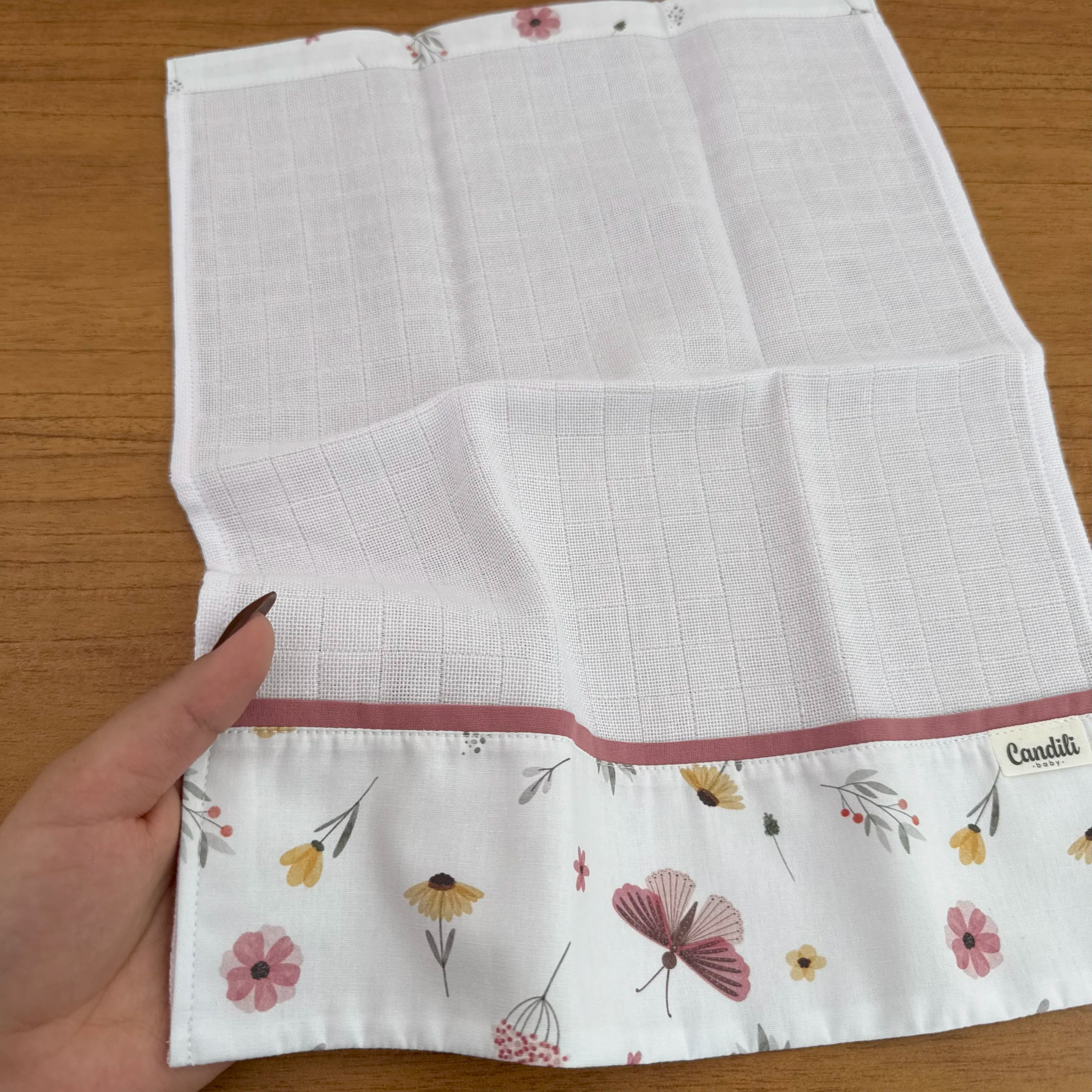 Fralda de Boca Barradinho - Borboletas