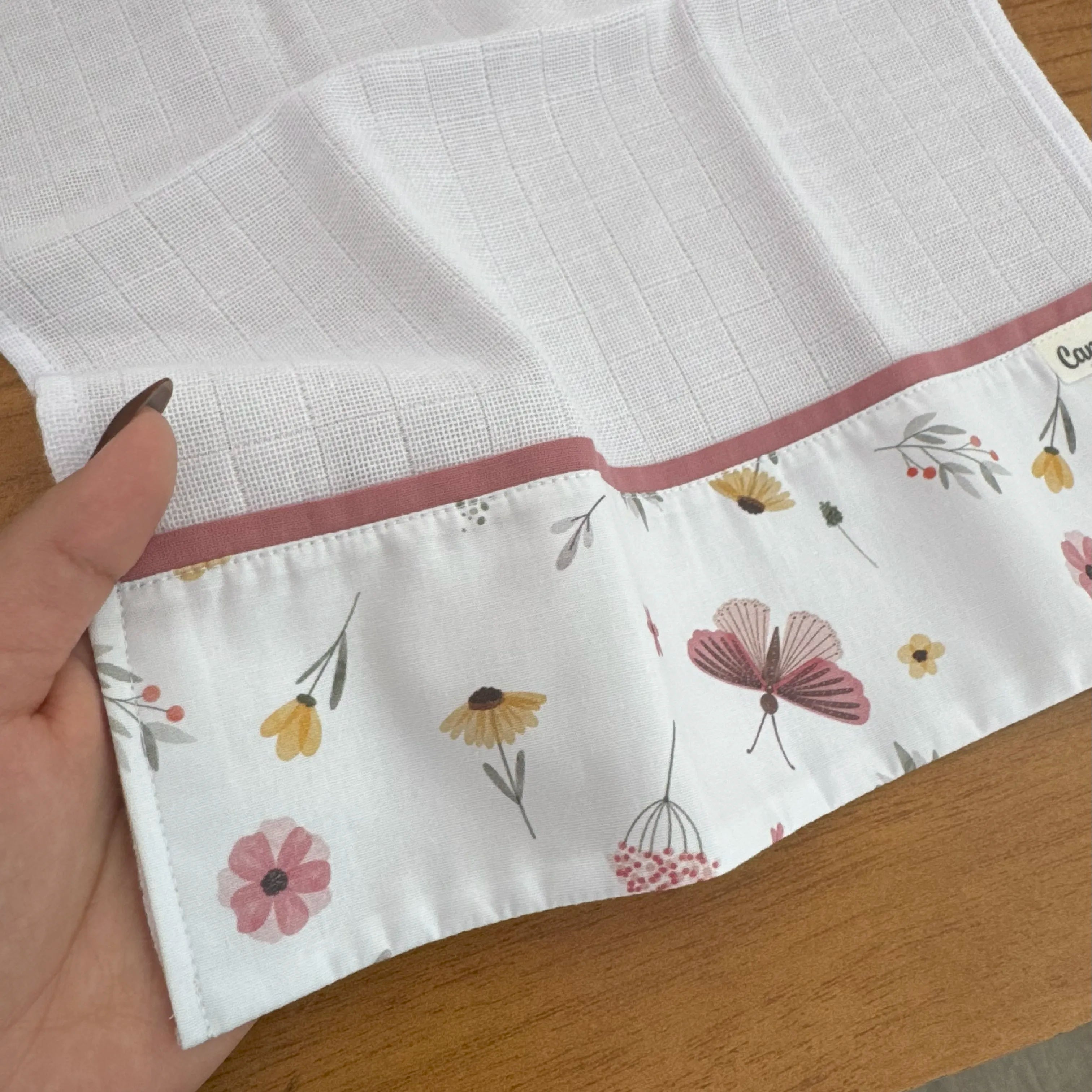 Fralda de Boca Barradinho - Borboletas