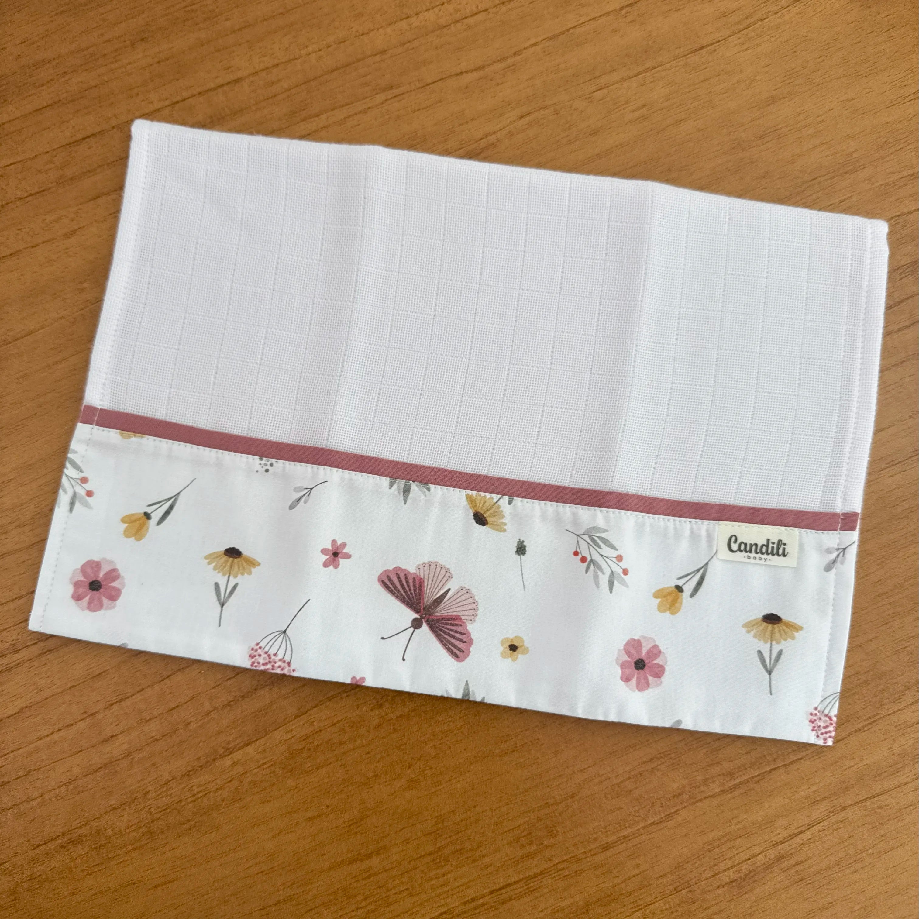 Fralda de Boca Barradinho - Borboletas