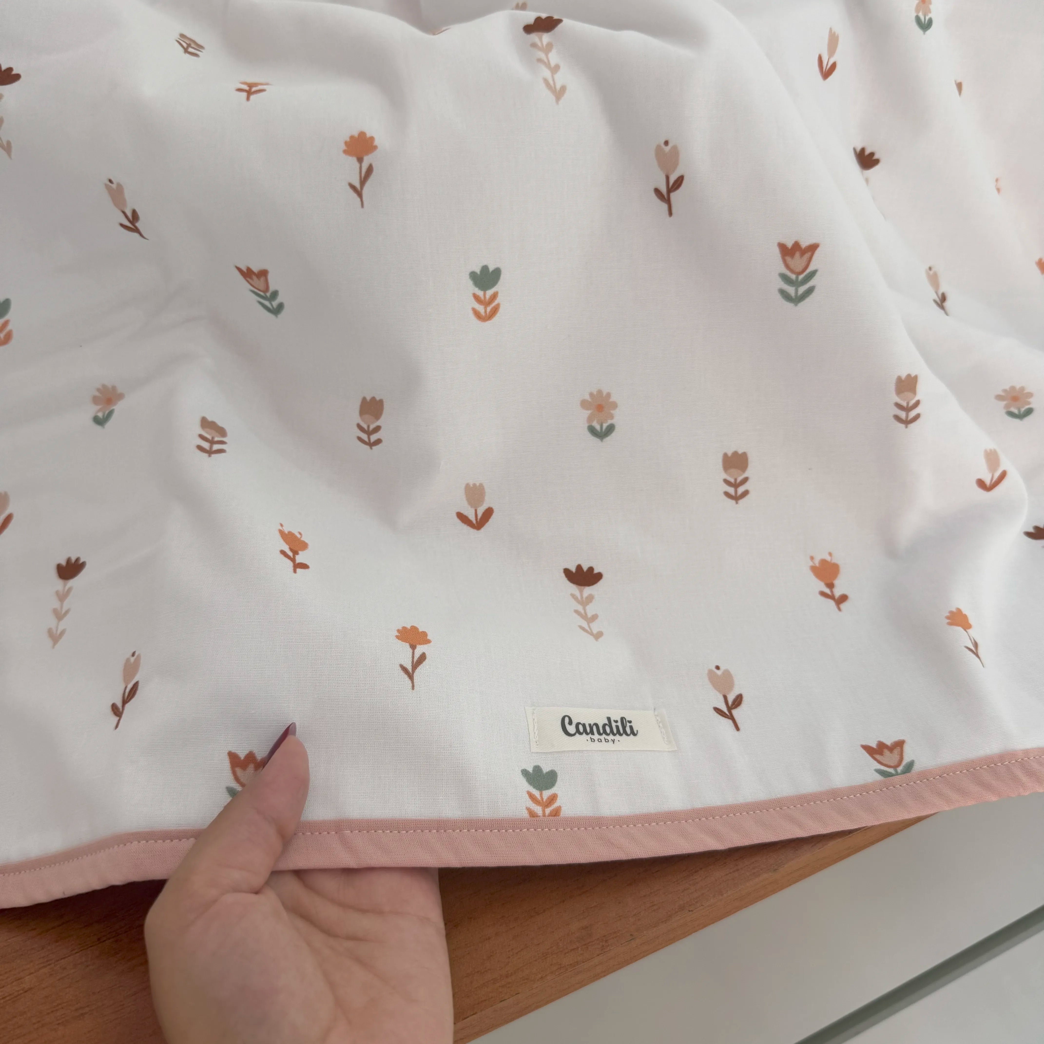 Manta Dupla Face - Florescer