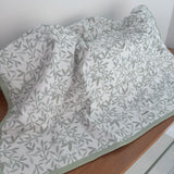 Manta Dupla Face - Folhagem