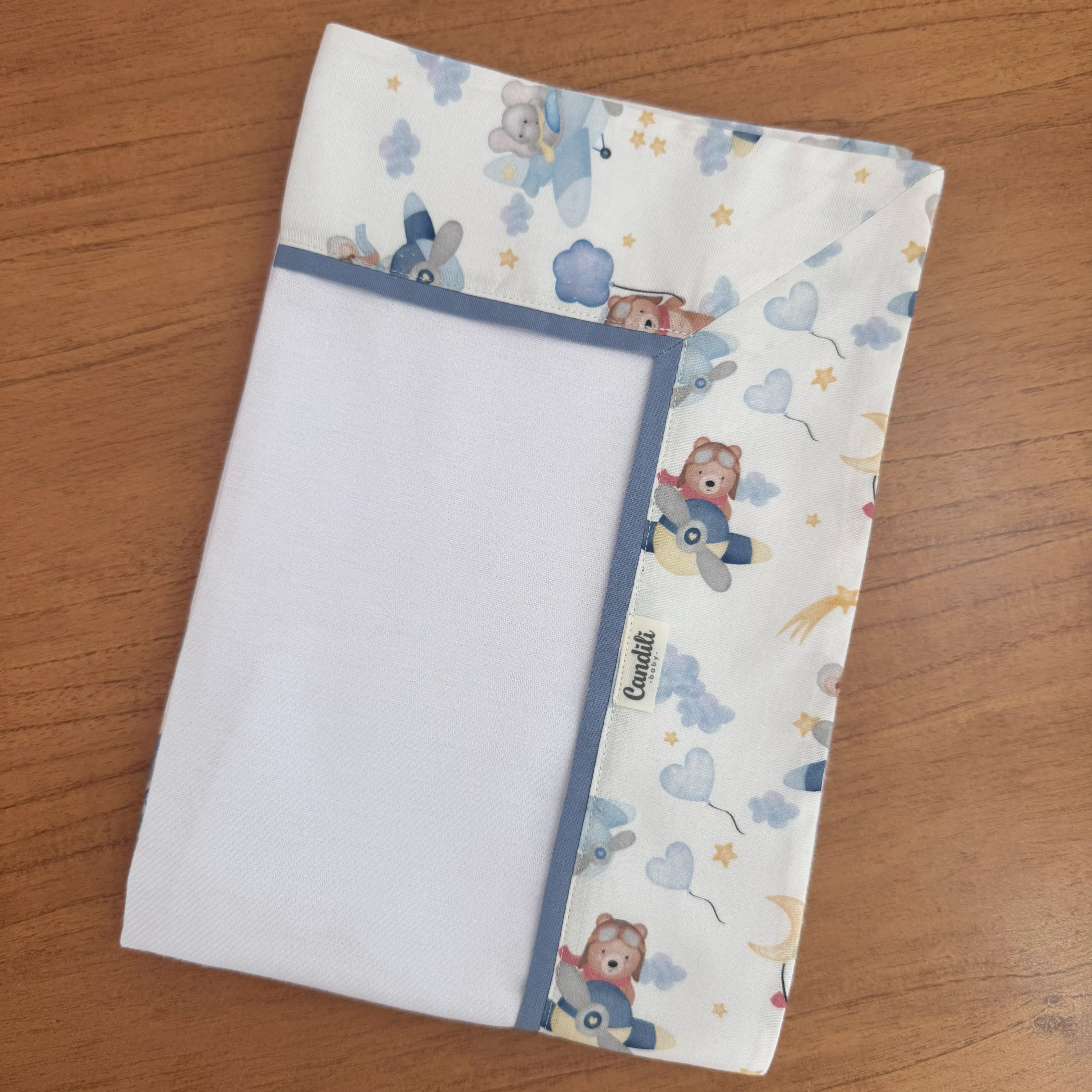 Cueiro Flanelado - Ursinho Aviador