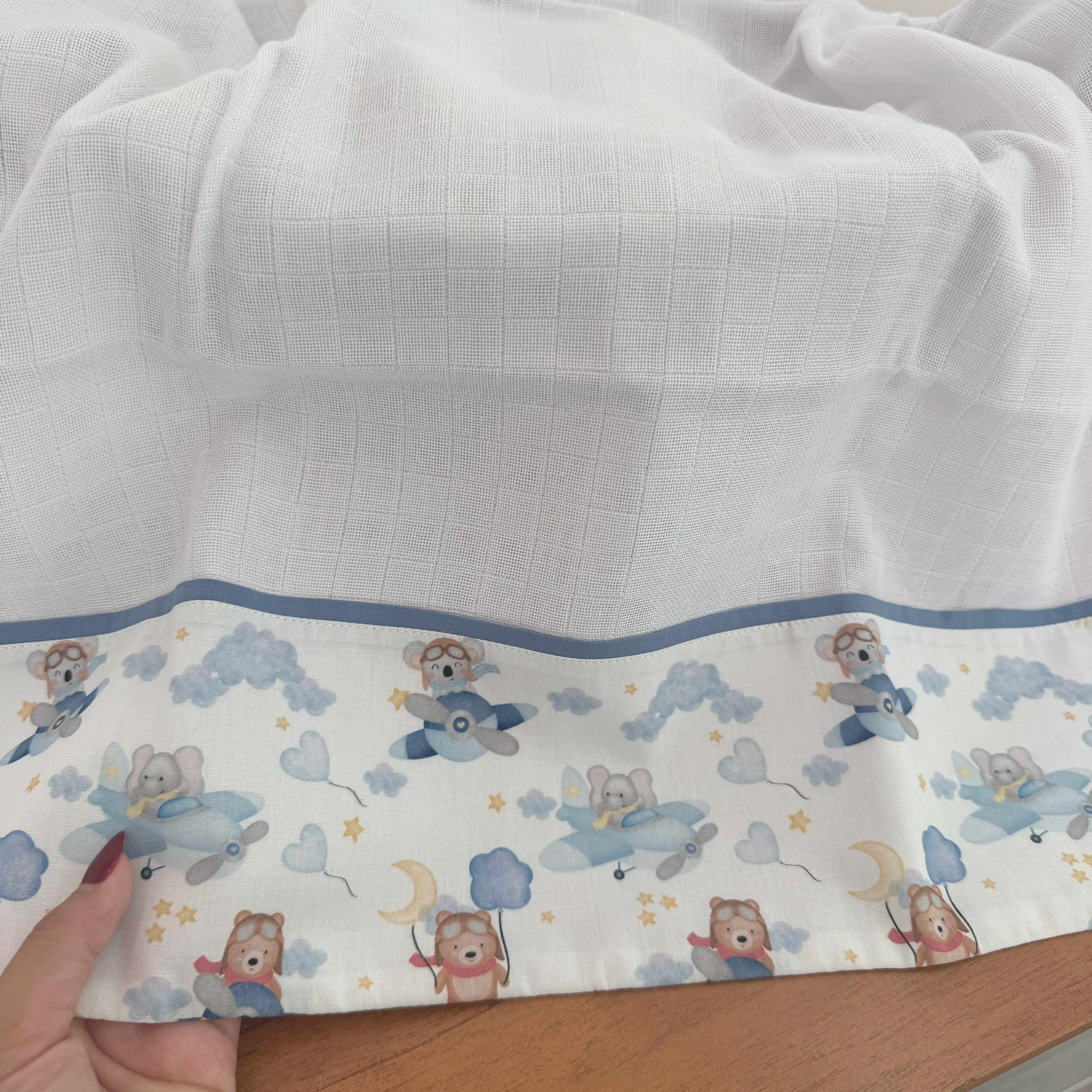 Fralda Multiuso - Ursinho Aviador