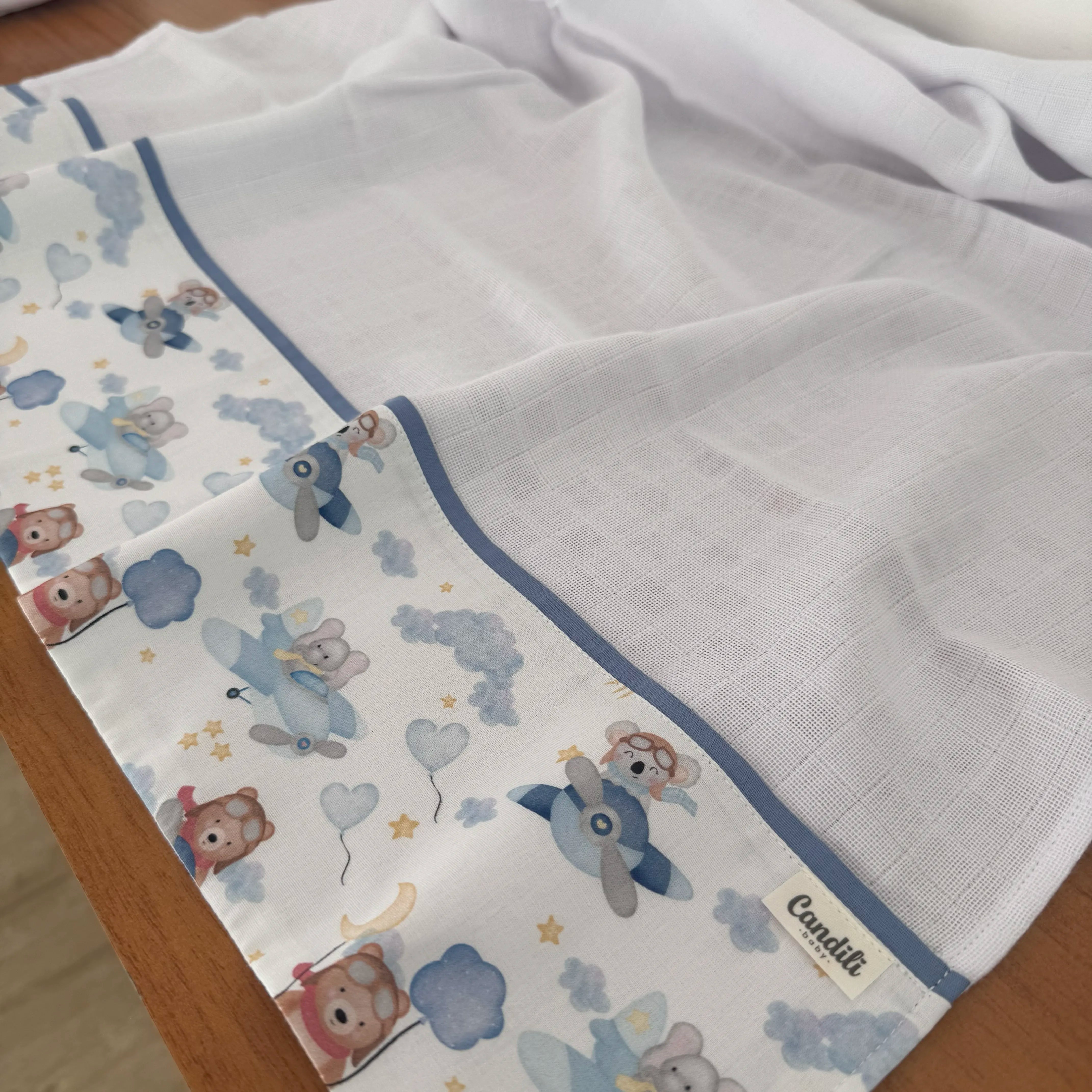 Fralda Multiuso - Ursinho Aviador