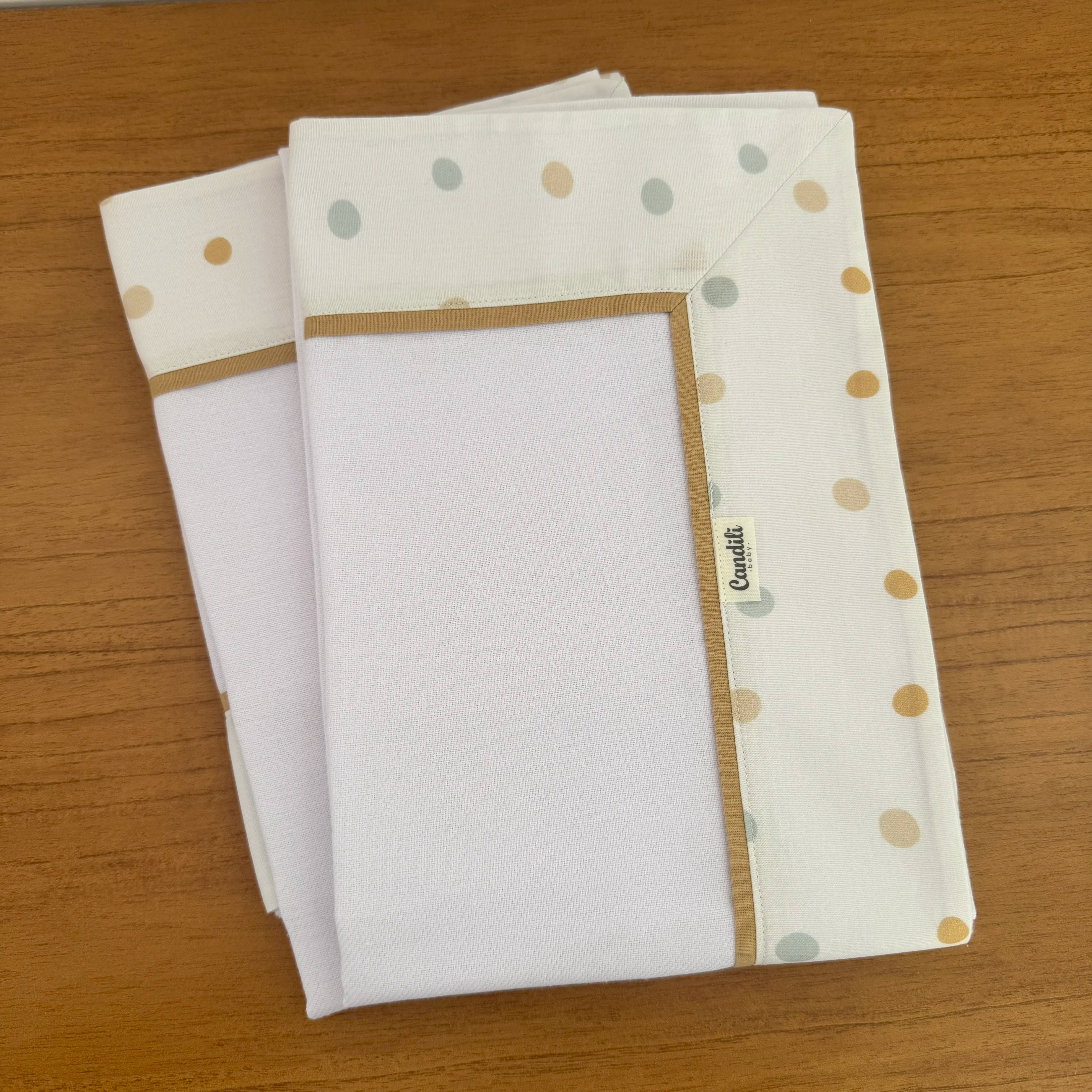 Kit Maternidade 20 peças - Bolinhas Neutras