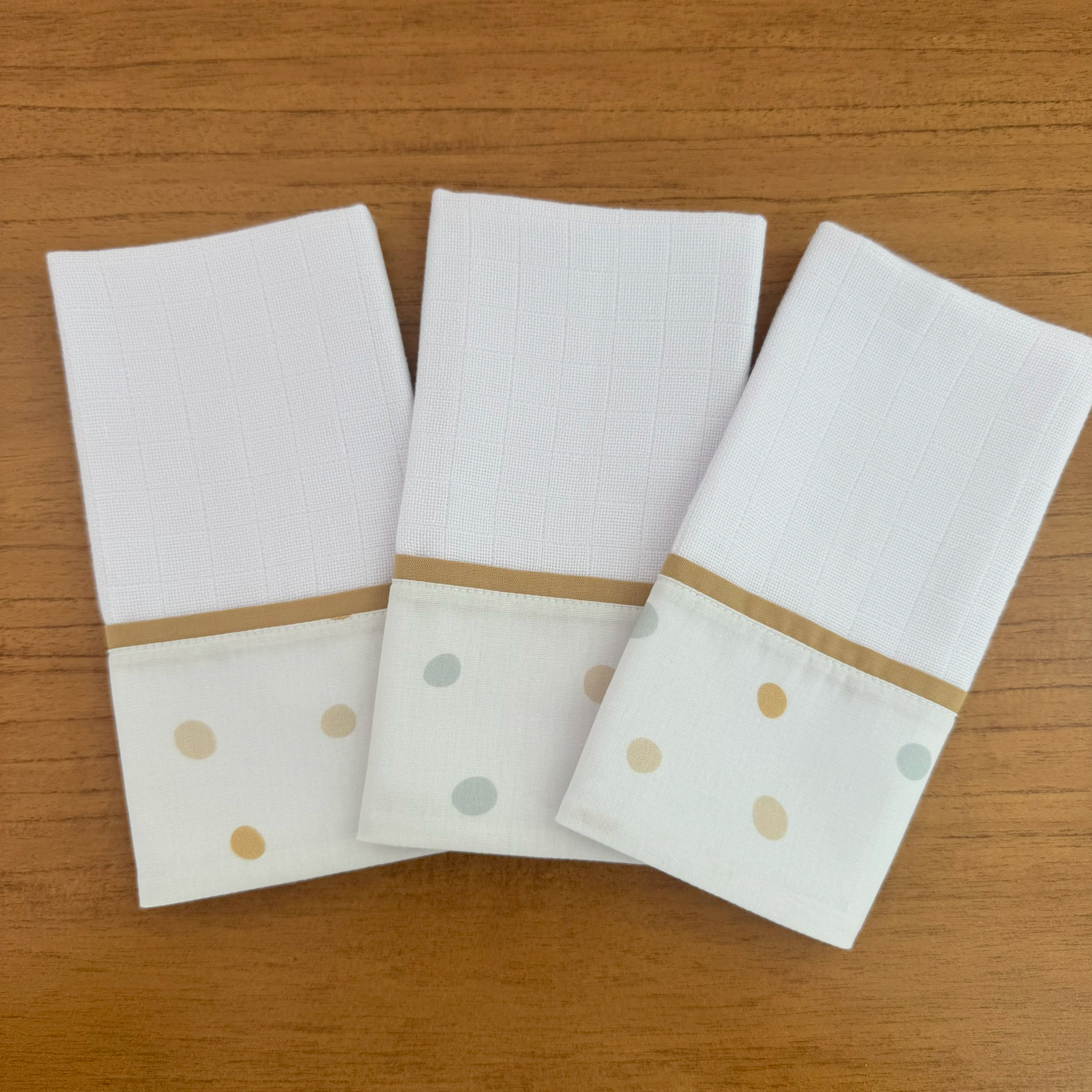 Kit Maternidade 20 peças - Bolinhas Neutras