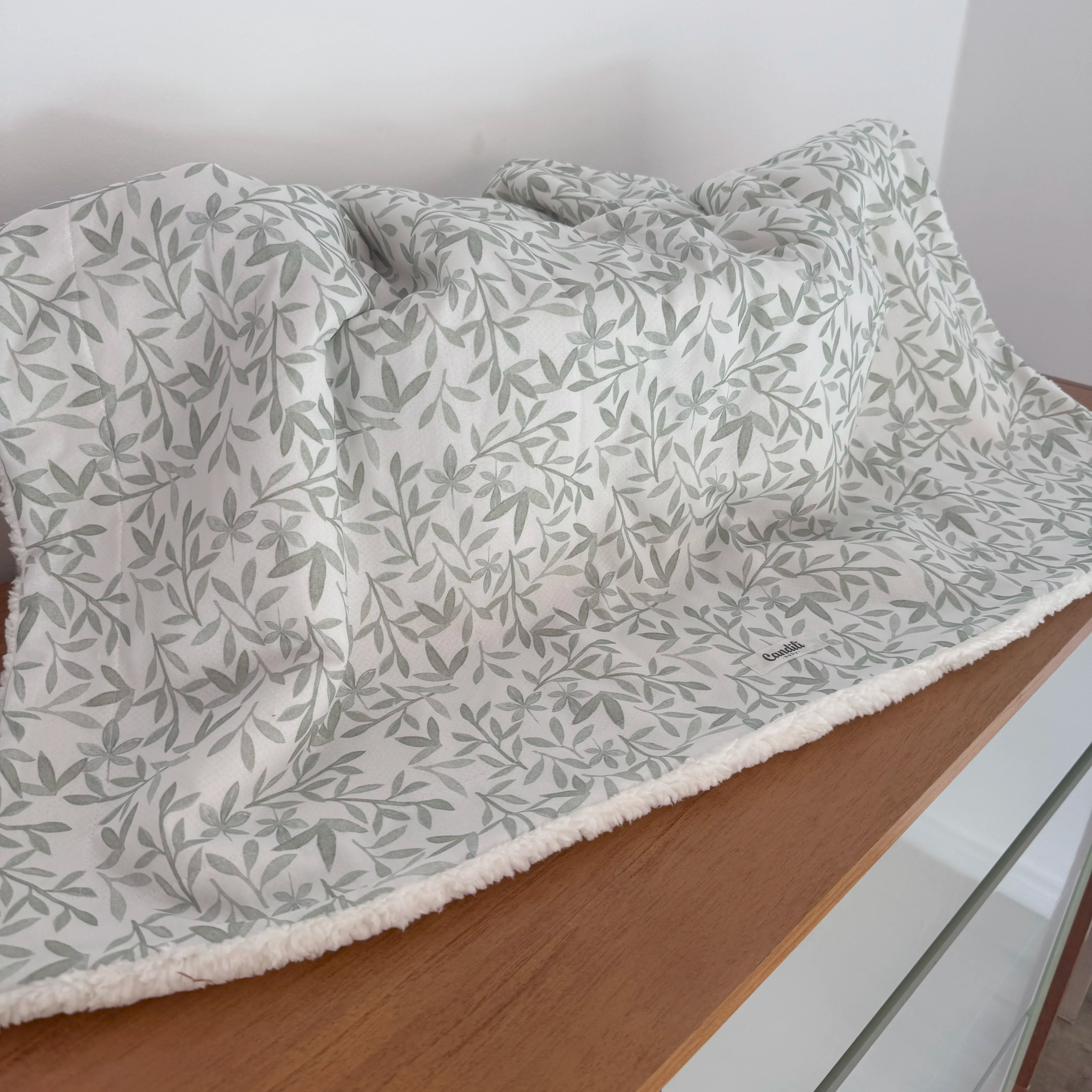 Cobertor Carneirinho - Folhagem