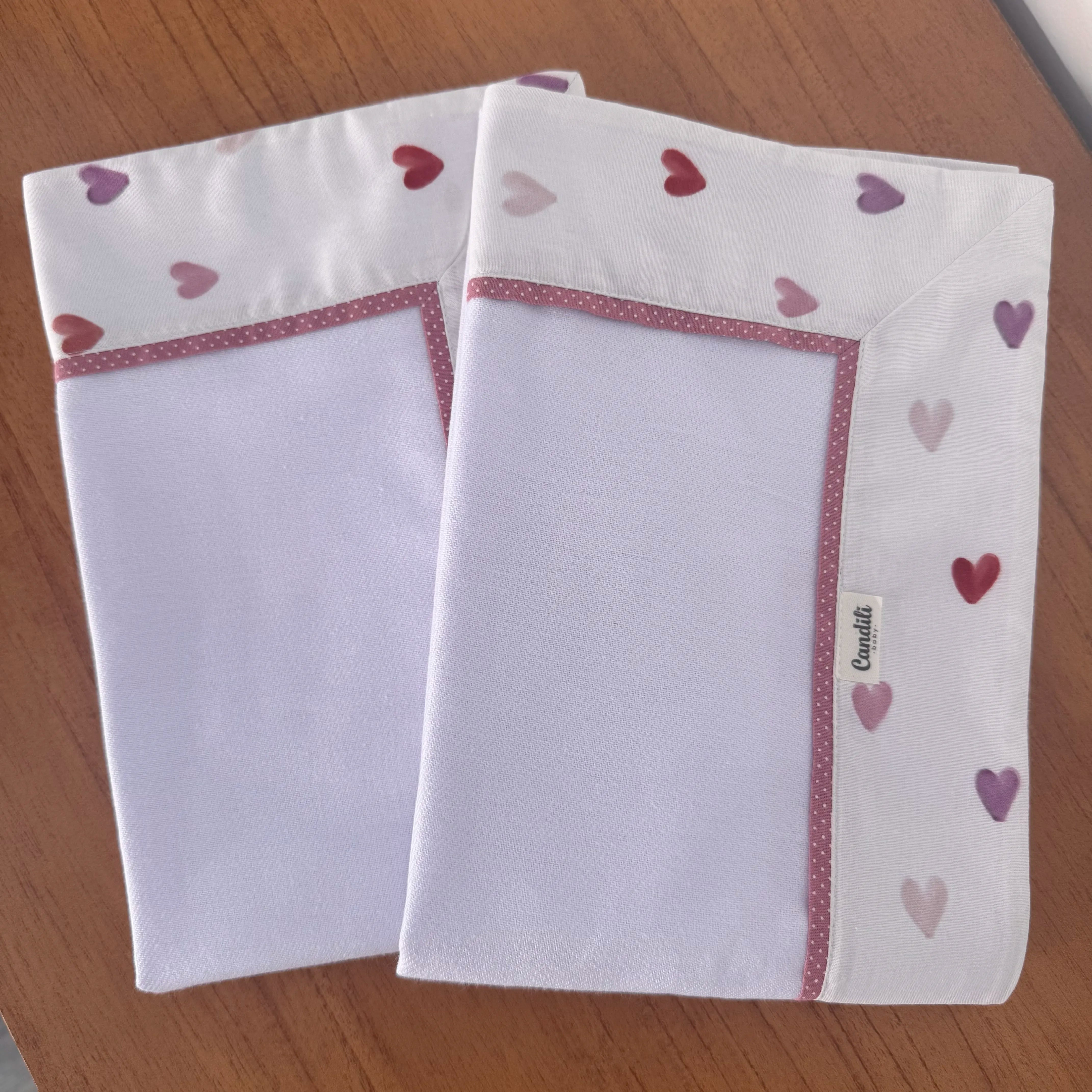 Kit Maternidade 20 peças - Corações