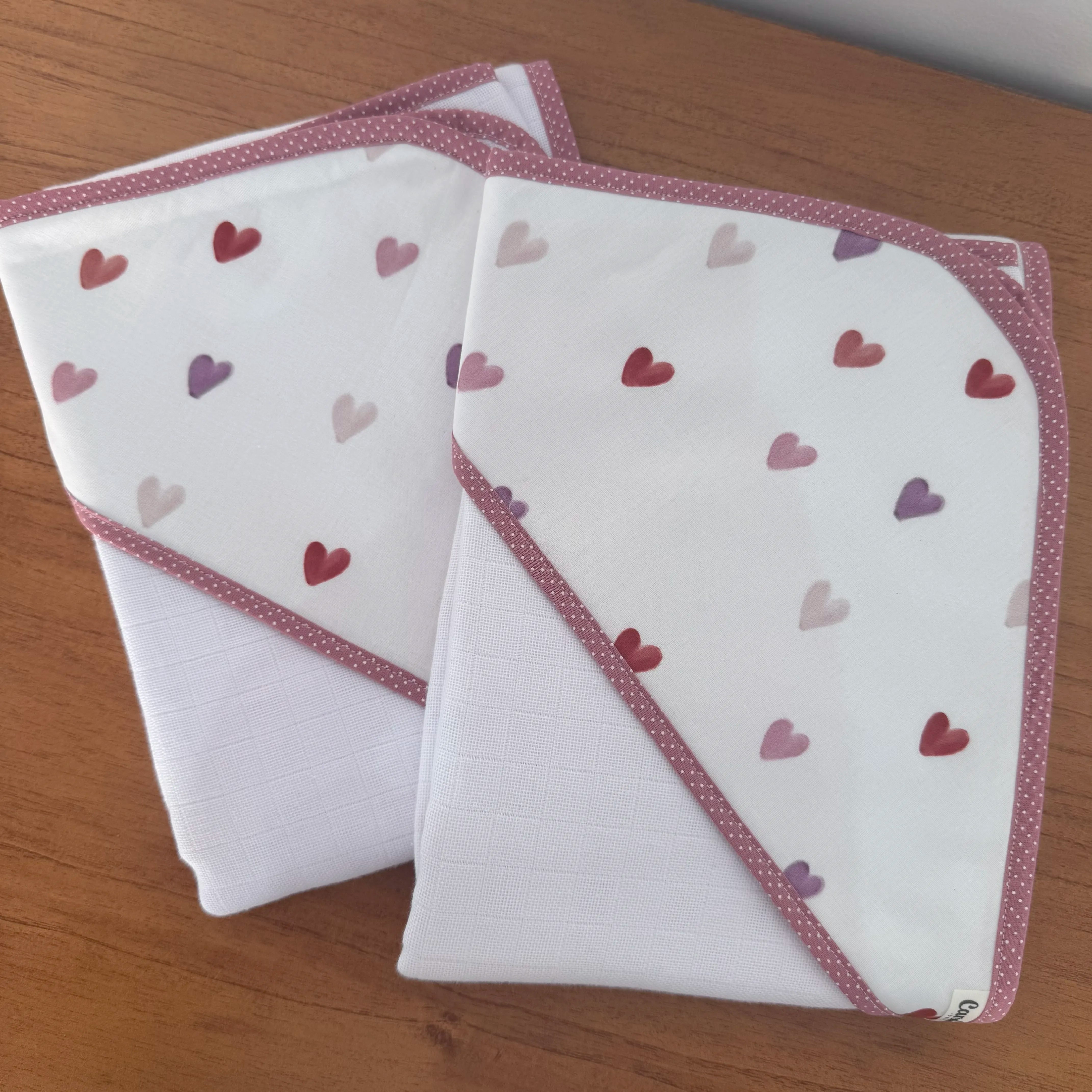 Kit Maternidade 20 peças - Corações