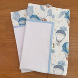 Kit Maternidade 20 peças - Balões e Paraquedas Azul