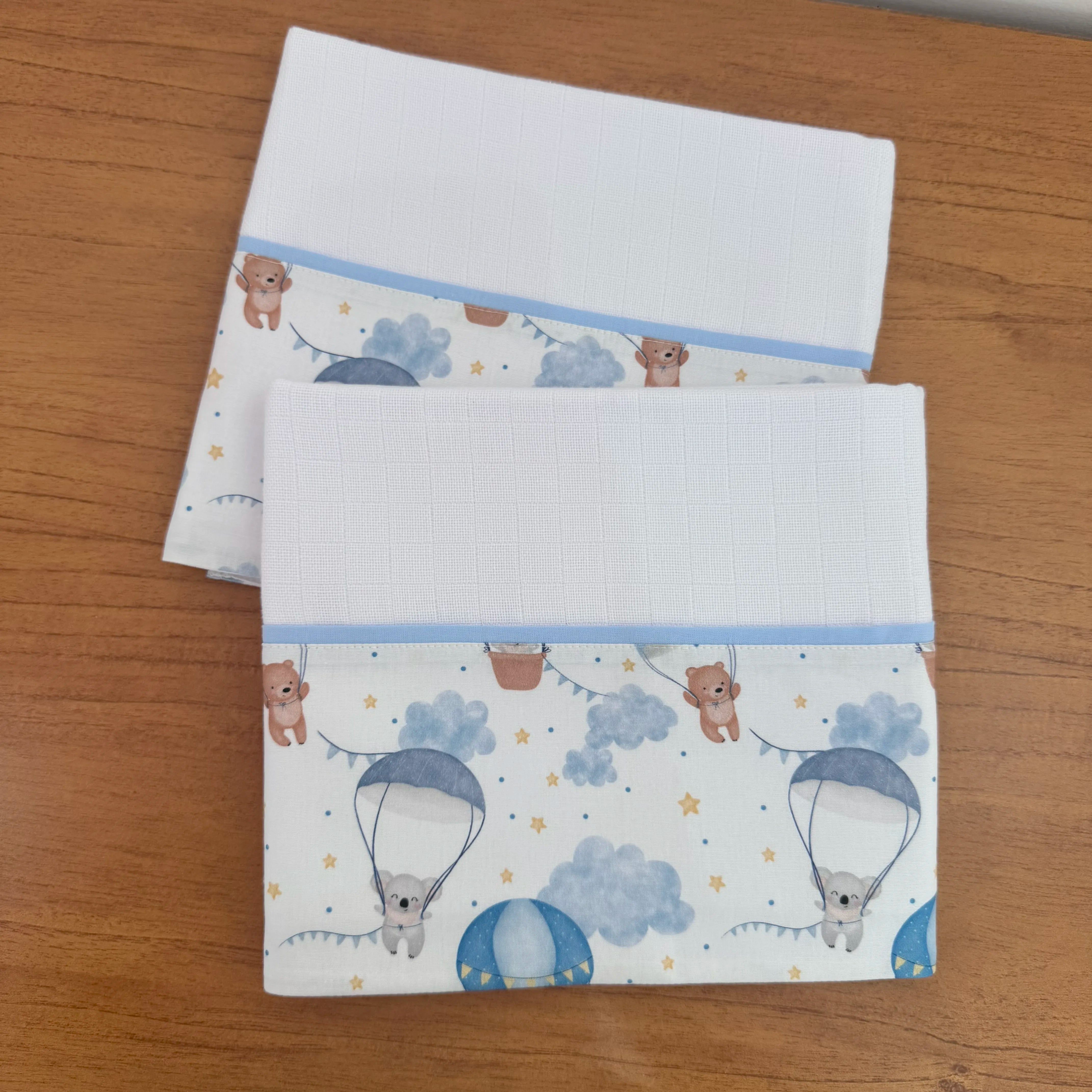 Kit Ternura 10 peças - Balões e Paraquedas Azul