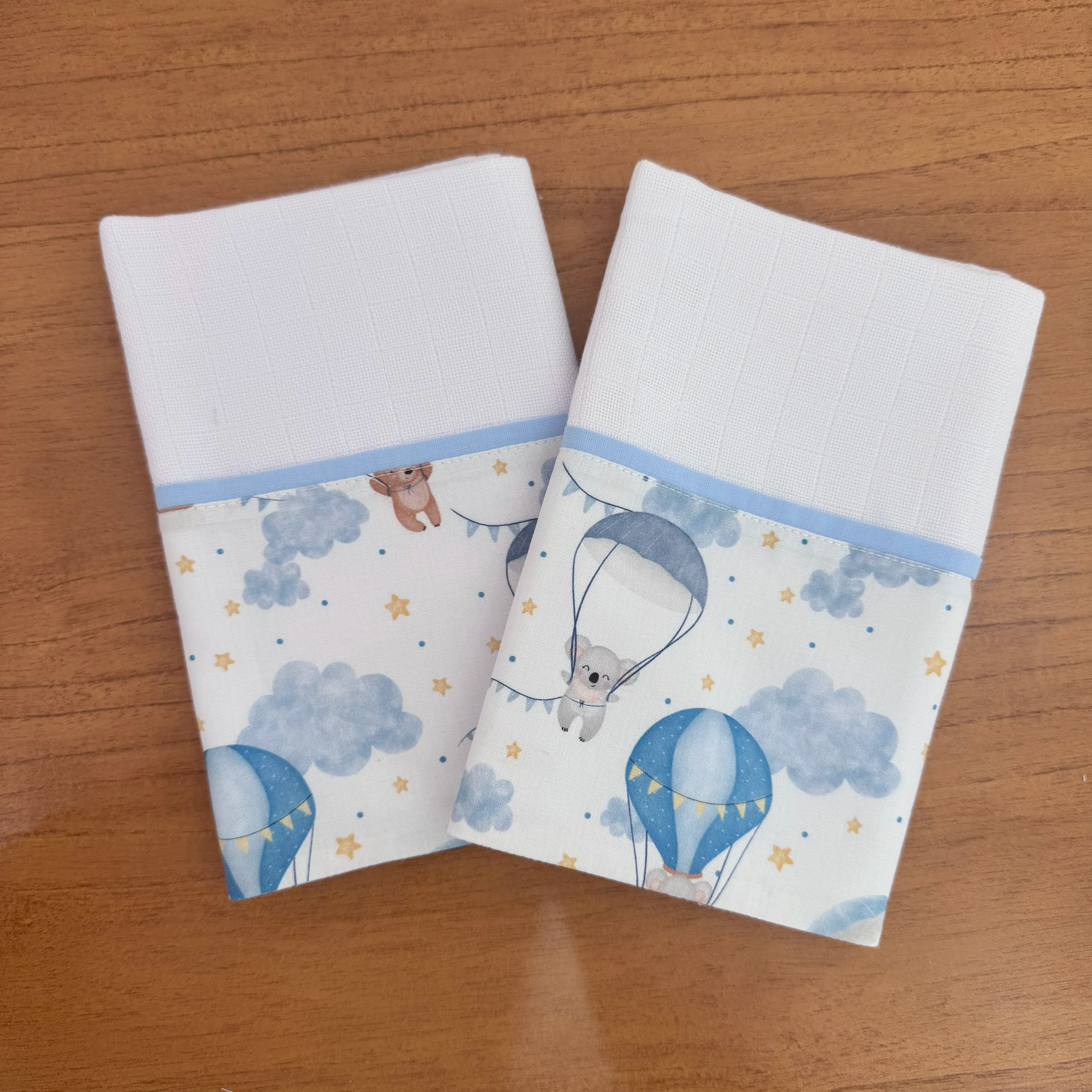 Kit Ternura 10 peças - Balões e Paraquedas Azul