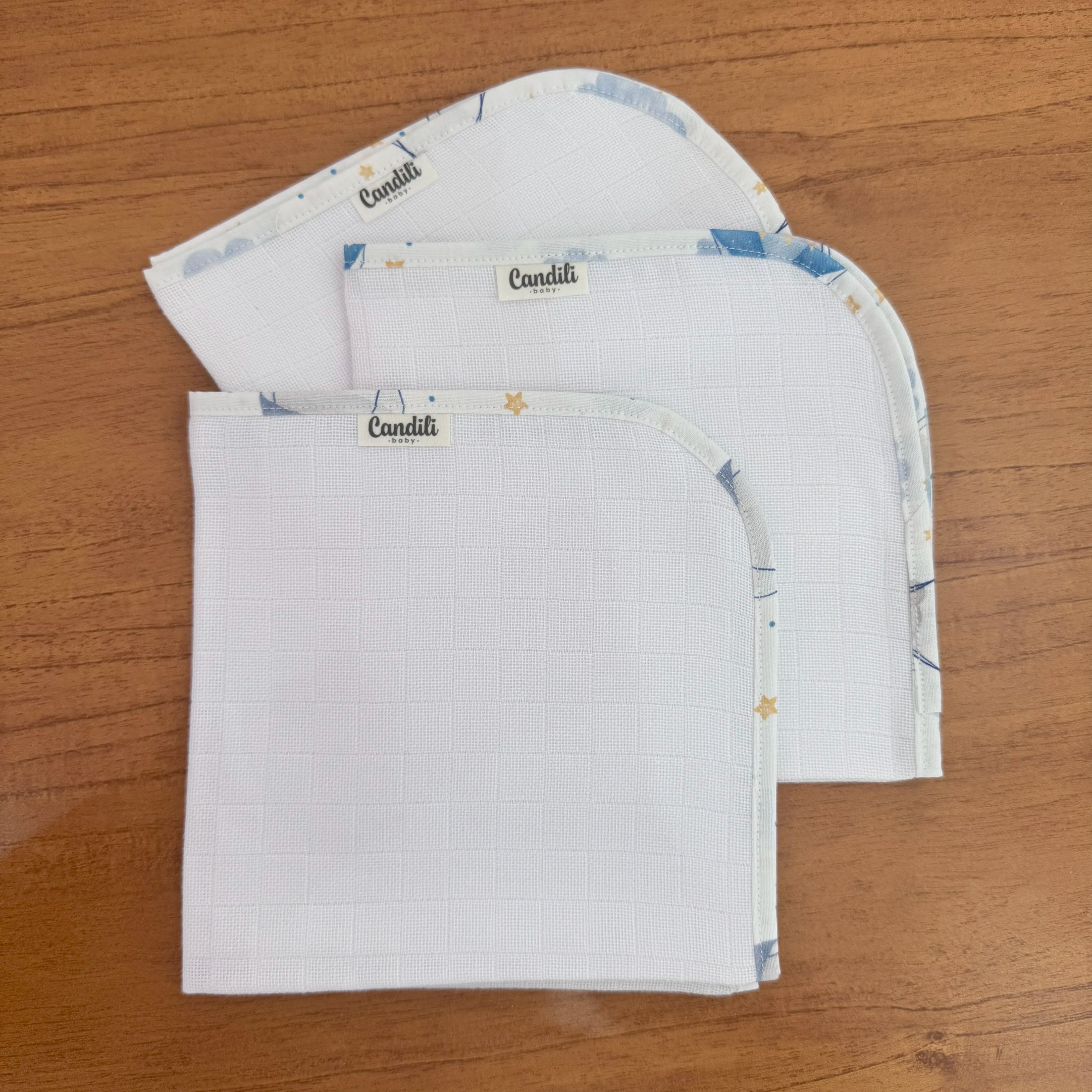 Kit Maternidade 20 peças - Balões e Paraquedas Azul