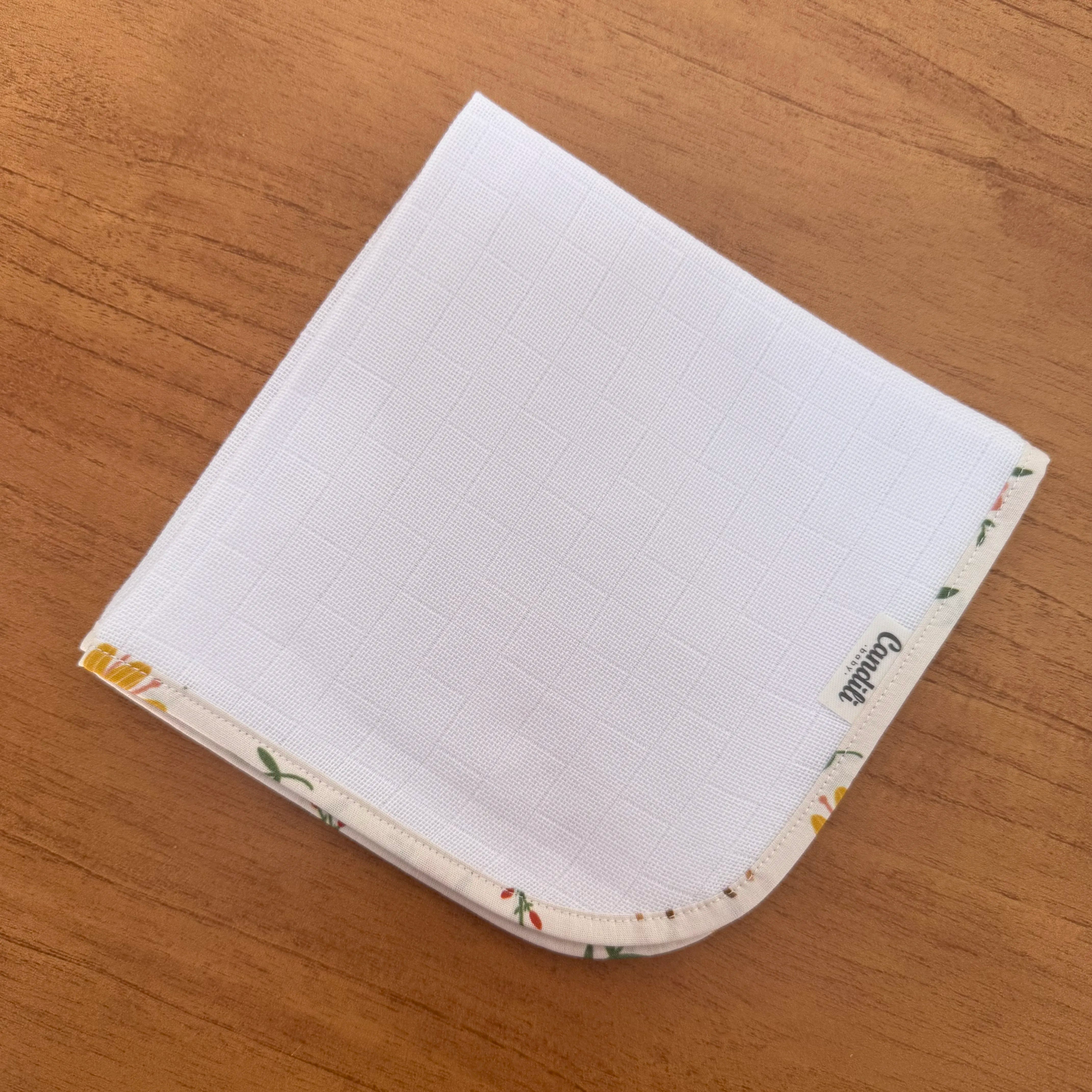 Fralda de Boca Slim - Cavalinhos e Flores