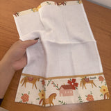 Fralda de Boca Barradinho - Cavalinhos e Flores