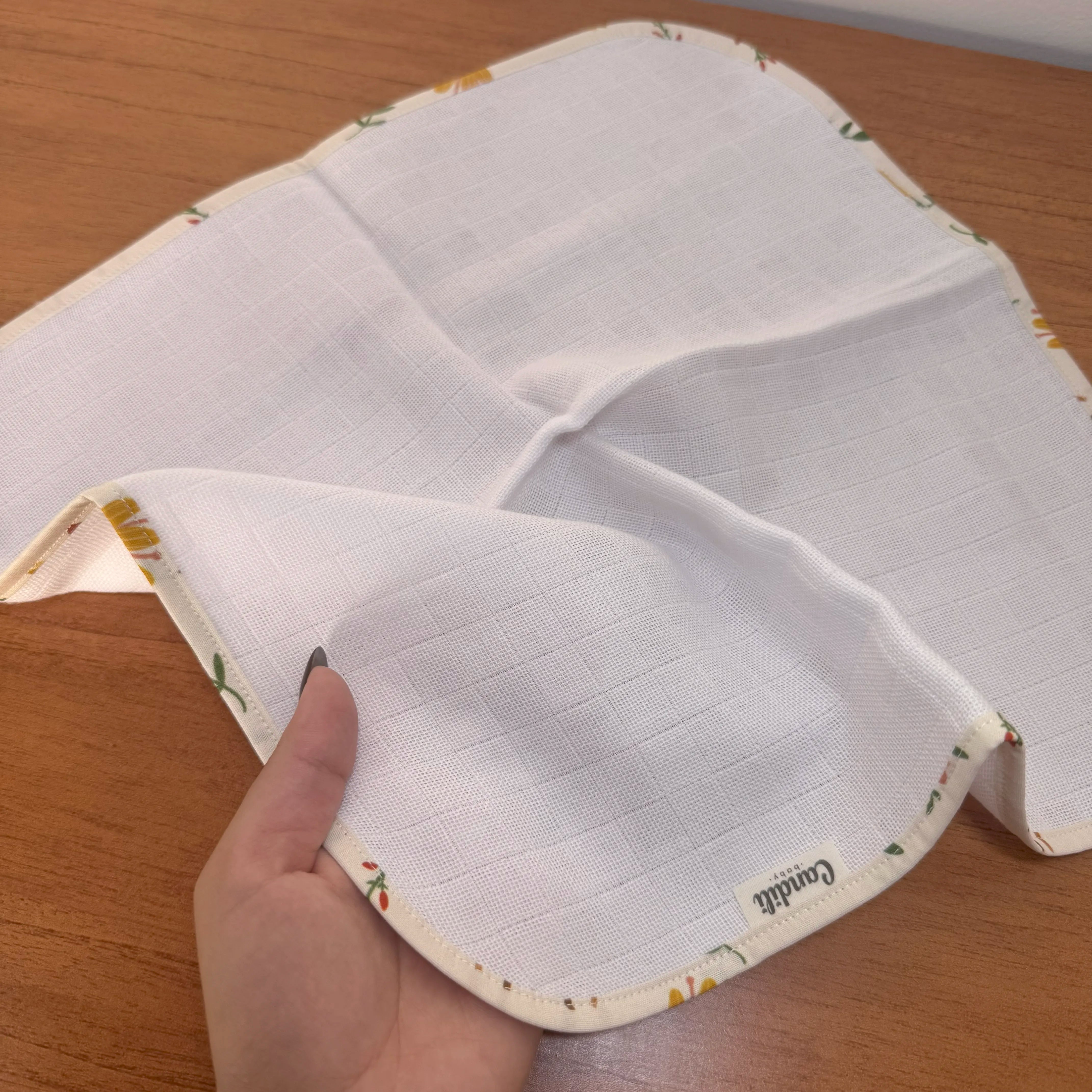 Fralda de Boca Slim - Cavalinhos e Flores