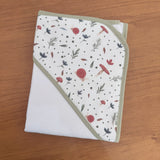 Toalha Fralda de Banho com Capuz Premium - Caracol