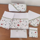 Kit Afeto 6 Peças: Fraldas de Boca, Fralda de Ombro, Fralda Multiuso e Toalha de Banho - Caracol