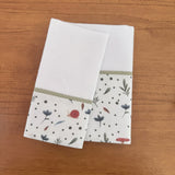 Kit Amamentação 2 Peças: Fralda de Ombro e Fralda de Boca - Caracol