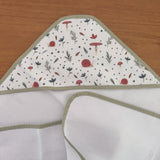 Toalha Fralda de Banho com Capuz Premium - Caracol