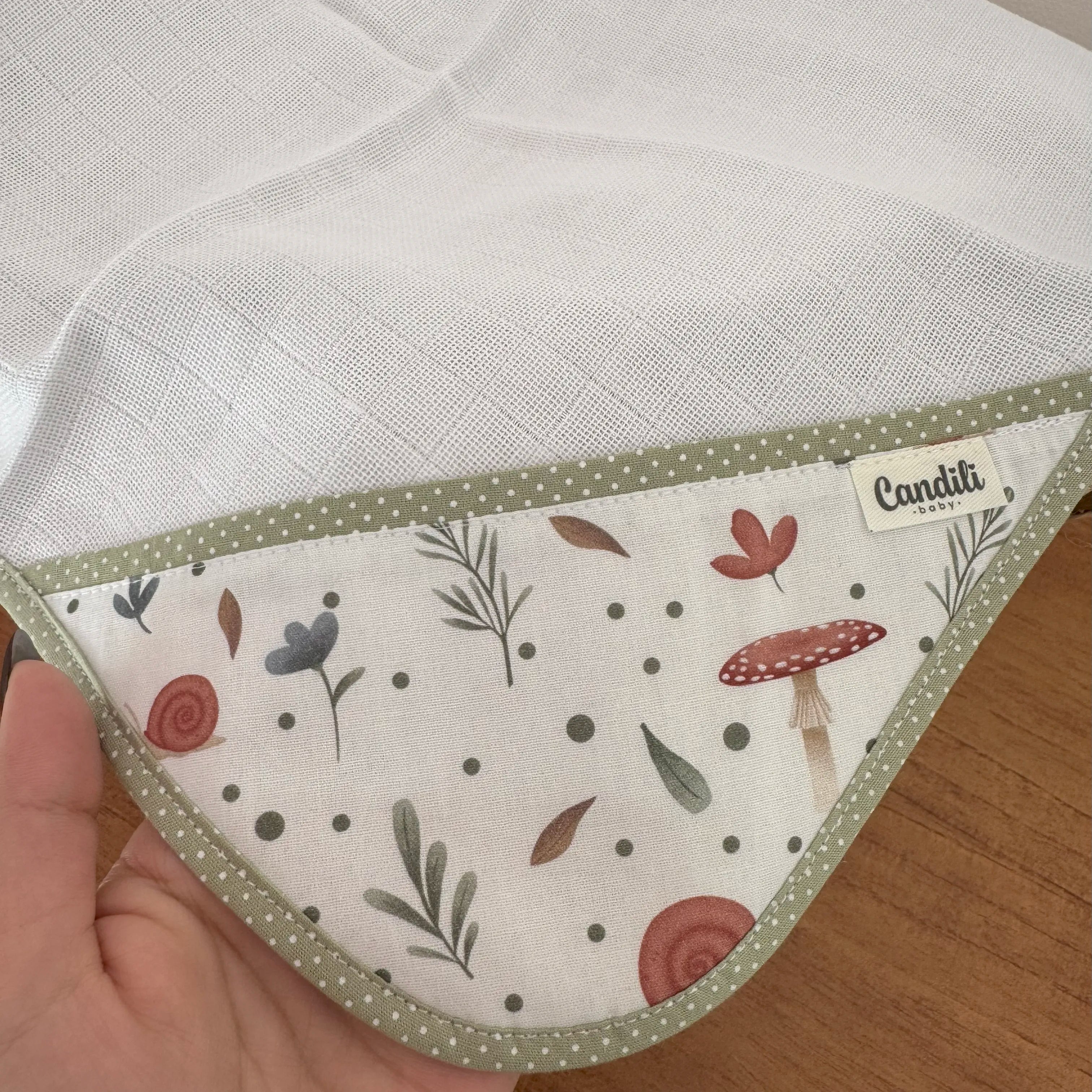 Fralda de Boca Cantinho - Caracol