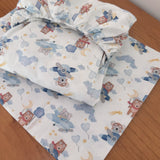 Jogo de Lençol 2 Peças - Ursinho Aviador