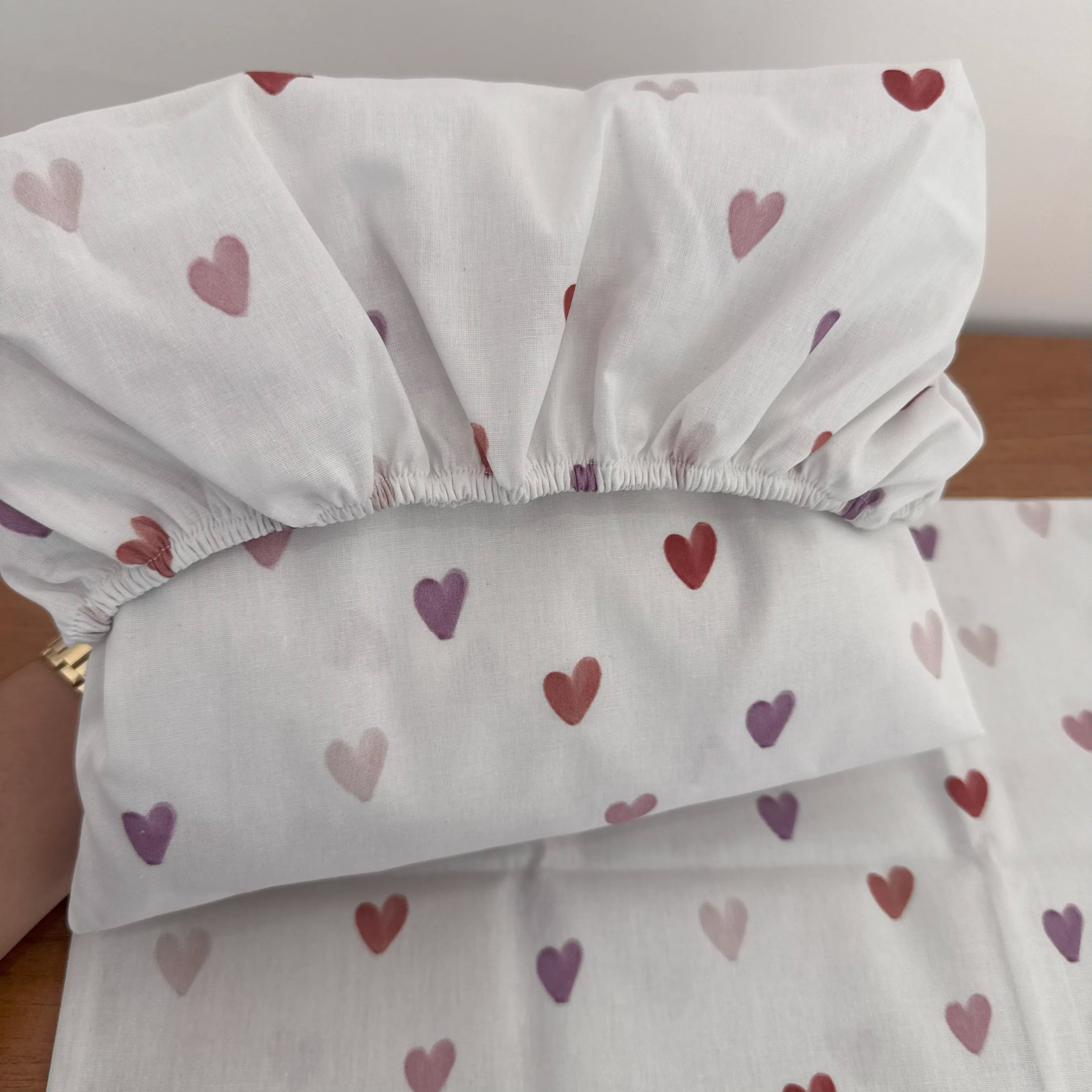 Jogo de Lençol 2 Peças - Corações