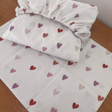 Jogo de Lençol 2 Peças - Corações