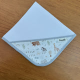 Kit Essencial 5 Peças: Fraldas de Boca, Fralda de Ombro e Fralda Multiuso - Safari Baby