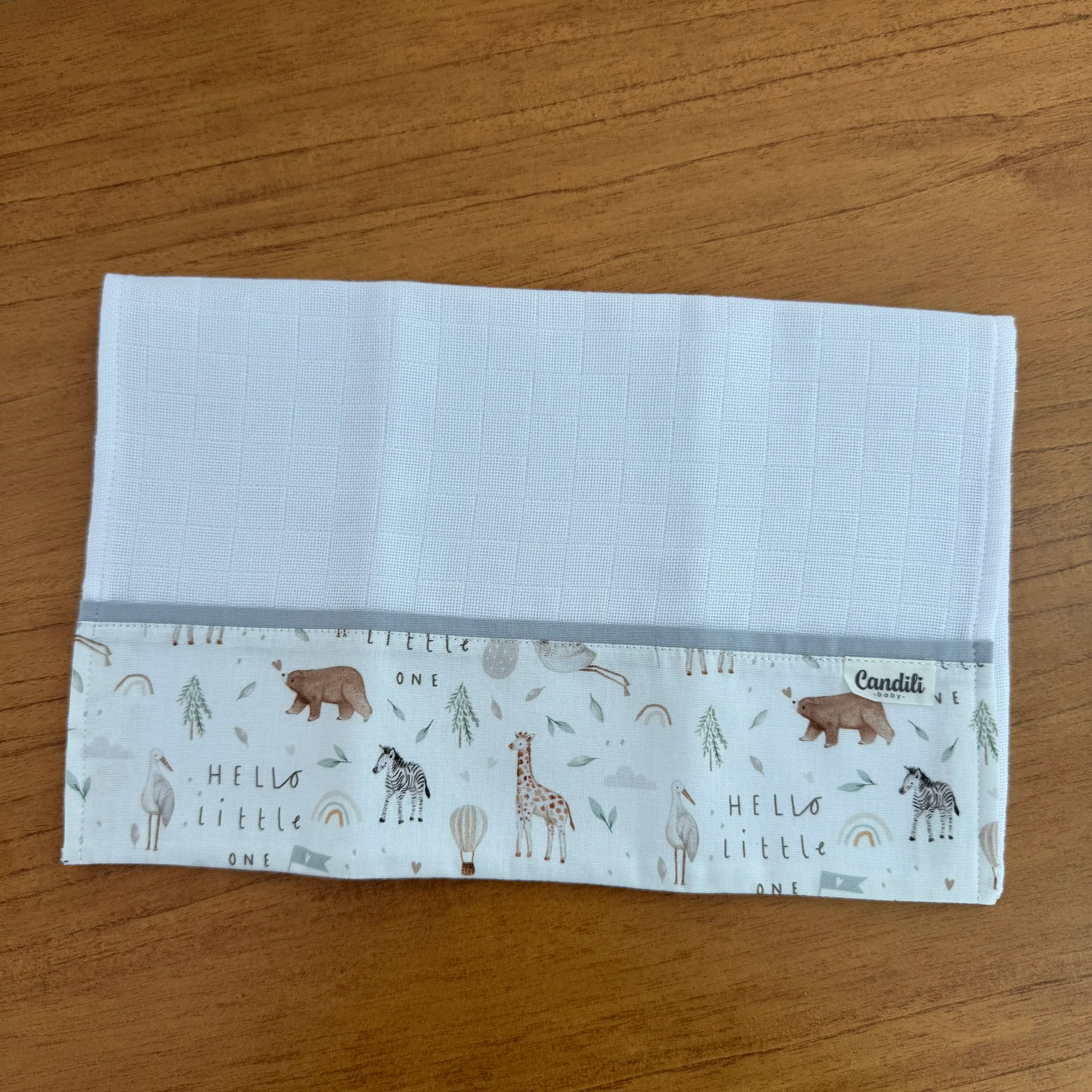 Fralda de Boca Barradinho - Safari Baby