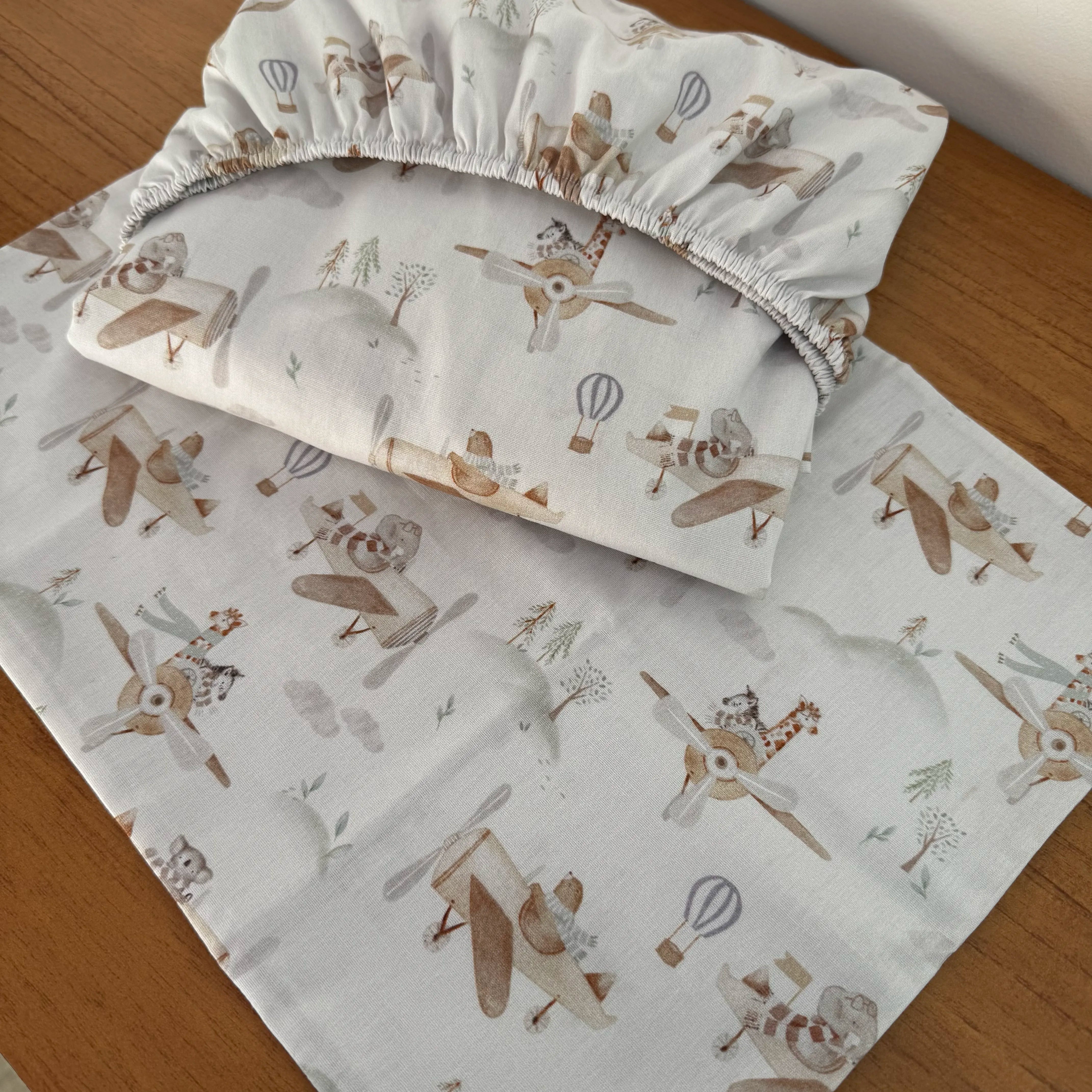 Jogo de Lençol 2 Peças - Animais Aviadores