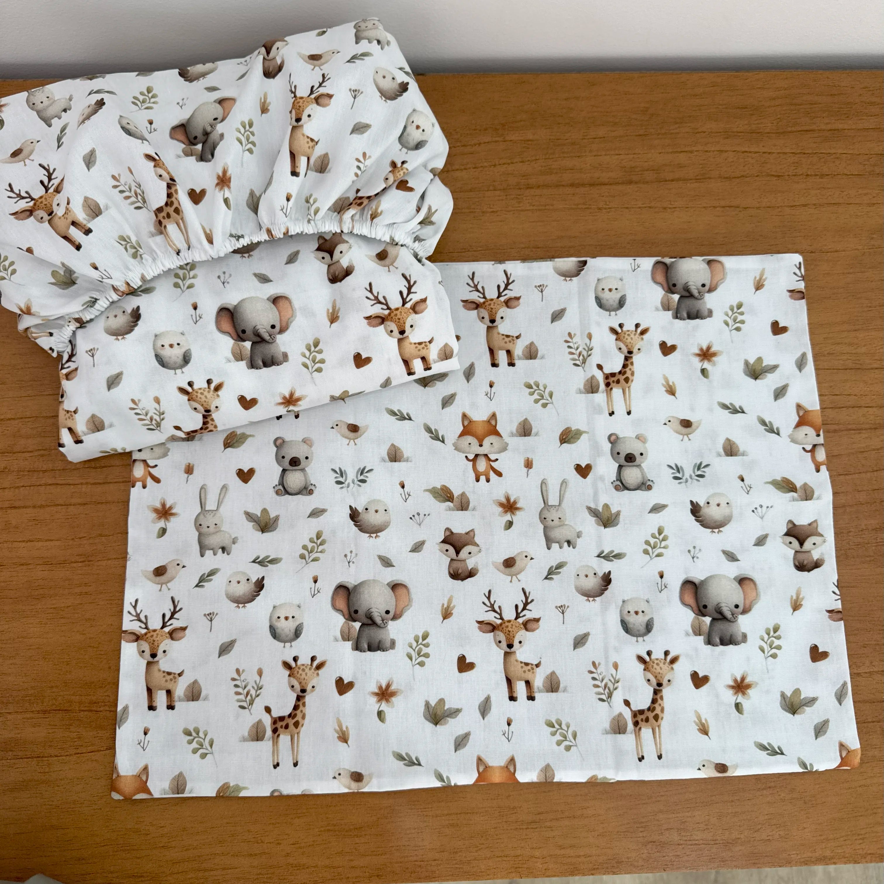 Jogo de Lençol 2 Peças - Bichinhos na Floresta