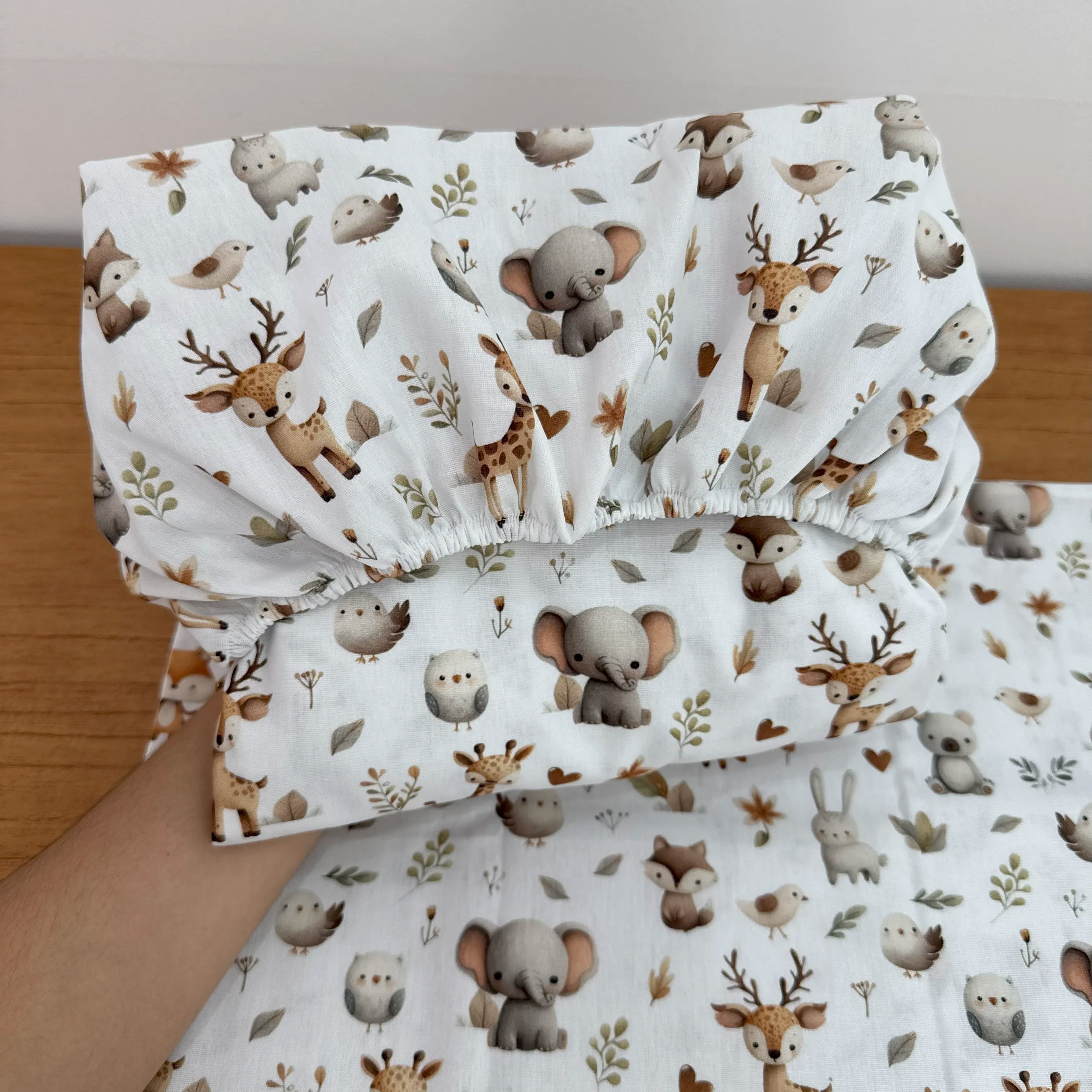 Jogo de Lençol 2 Peças - Bichinhos na Floresta