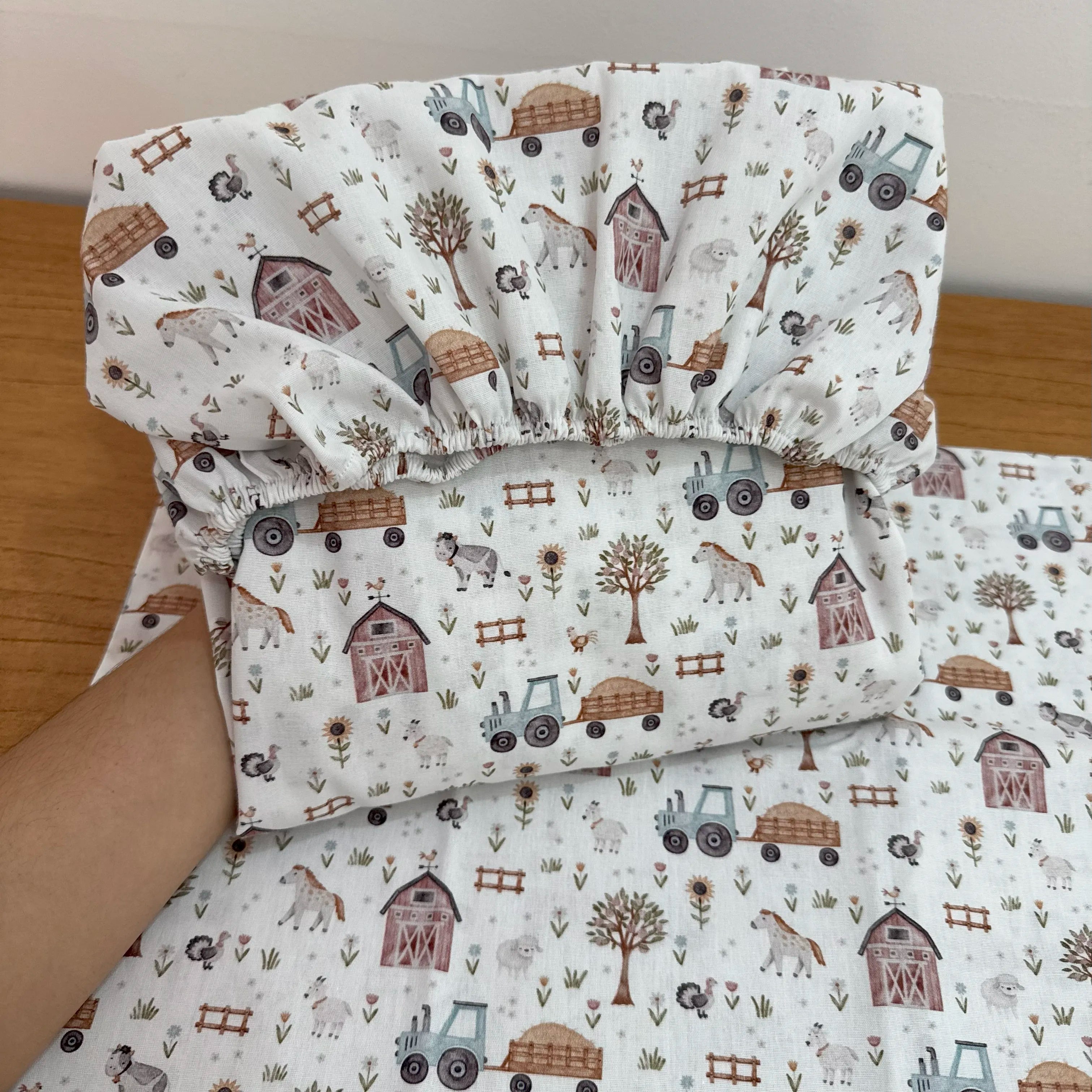 Jogo de Lençol 2 Peças - Fazendinha