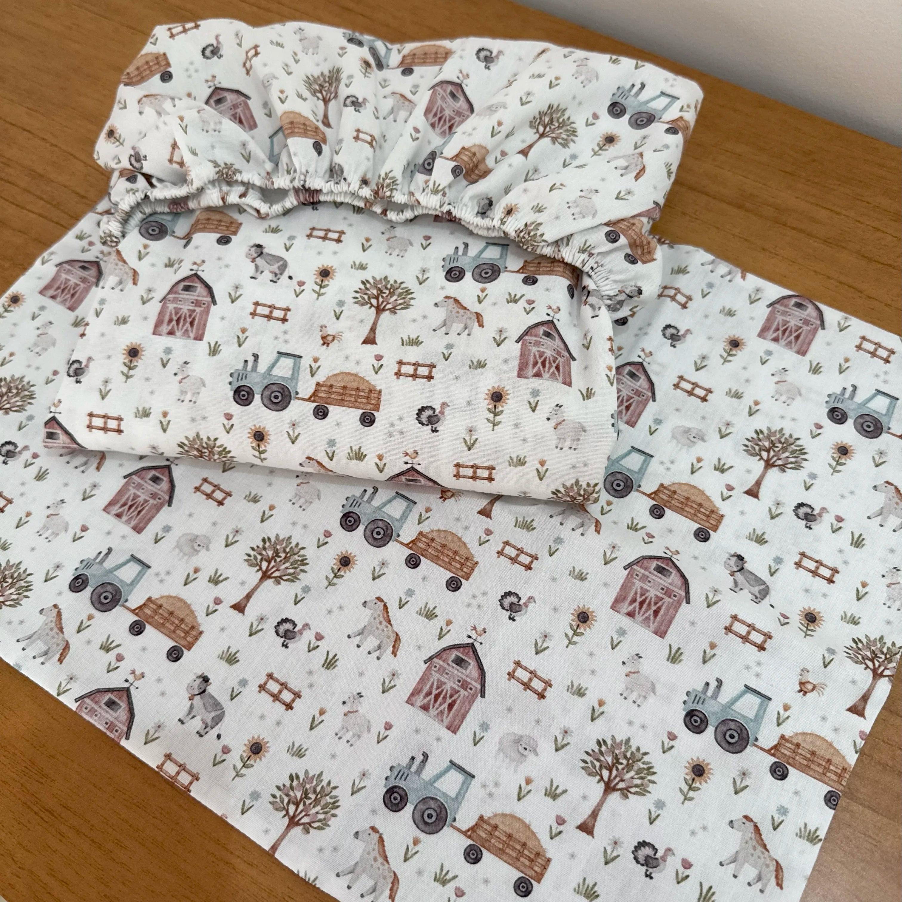 Jogo de Lençol 2 Peças - Fazendinha