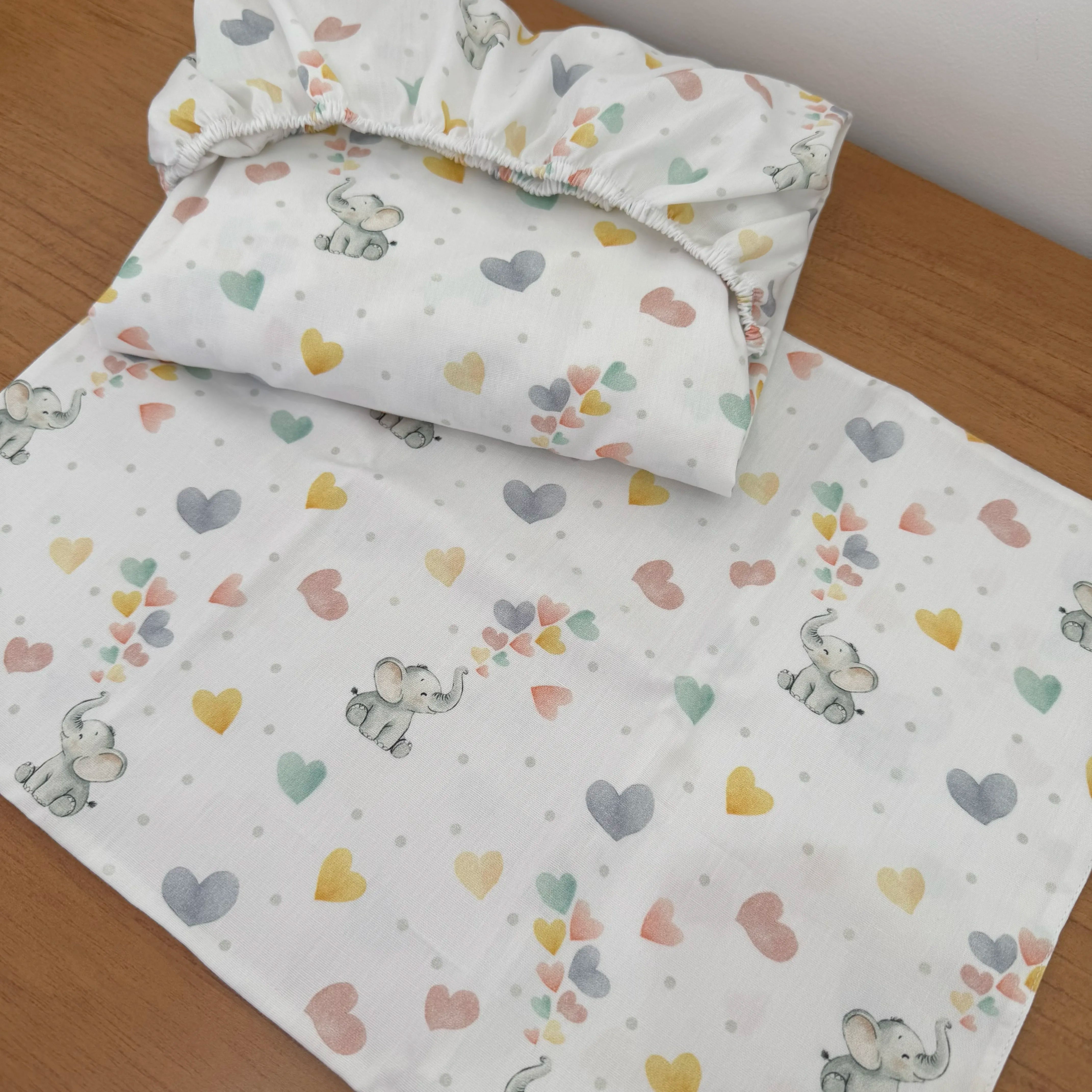 Jogo de Lençol 2 Peças - Elefantinha