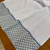 Fralda Multiuso - Xadrez Azul