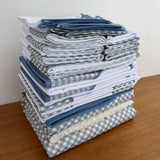 Kit Maternidade 20 peças - Xadrez Azul