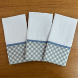 Kit Maternidade 20 peças - Xadrez Azul