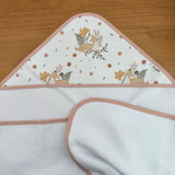 Toalha Fralda de Banho com Capuz Premium - Bosque encantado