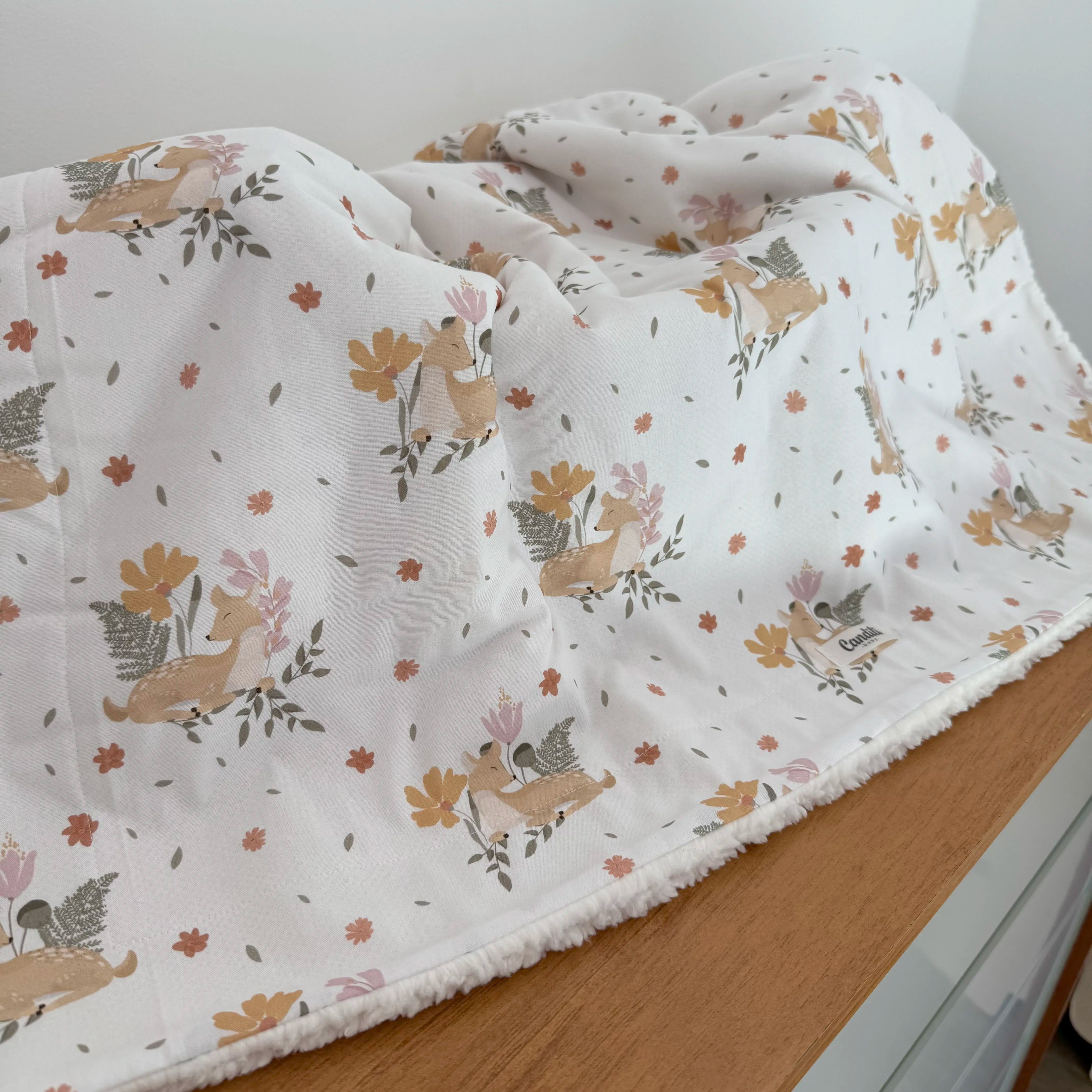 Cobertor Carneirinho - Bosque encantado