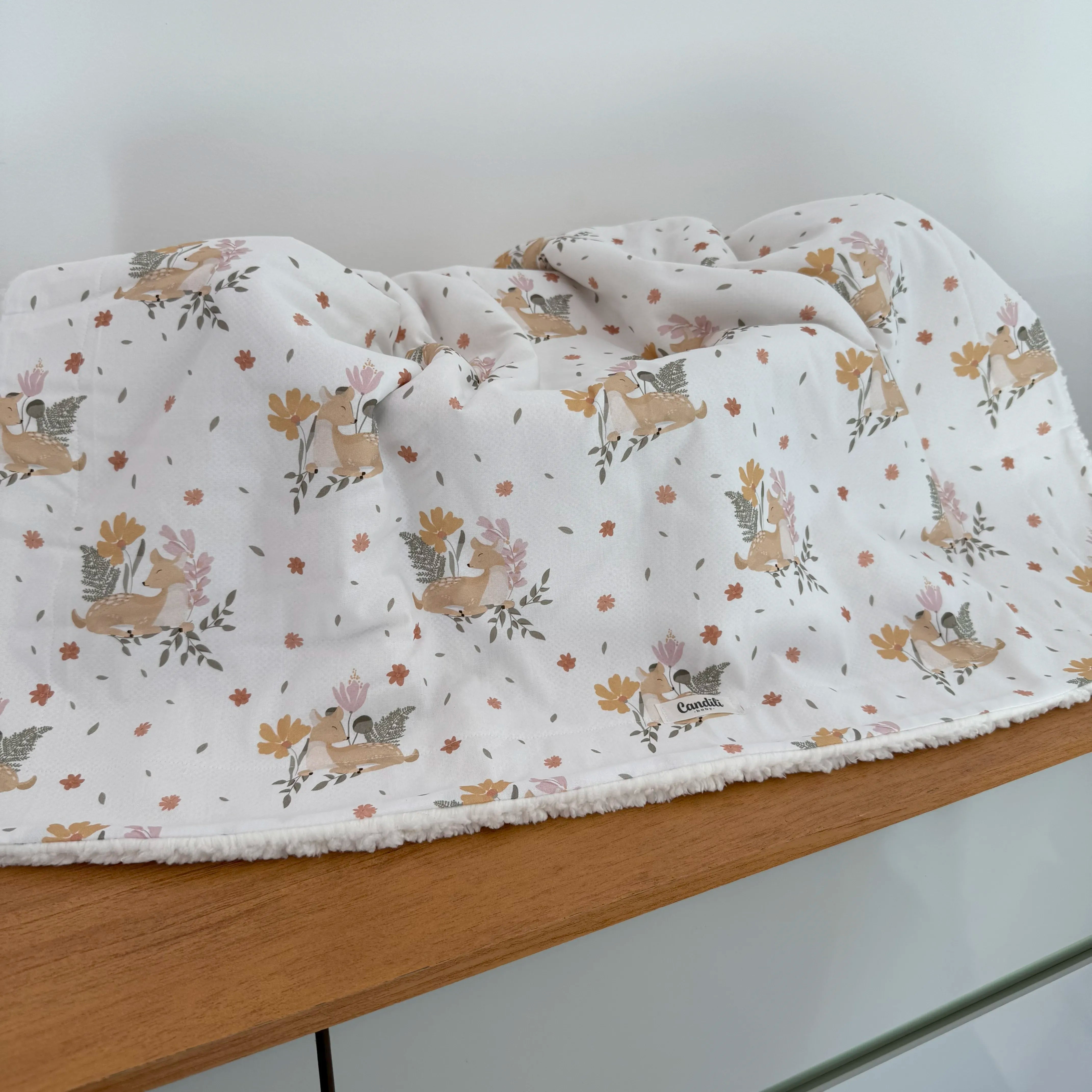 Cobertor Carneirinho - Bosque encantado