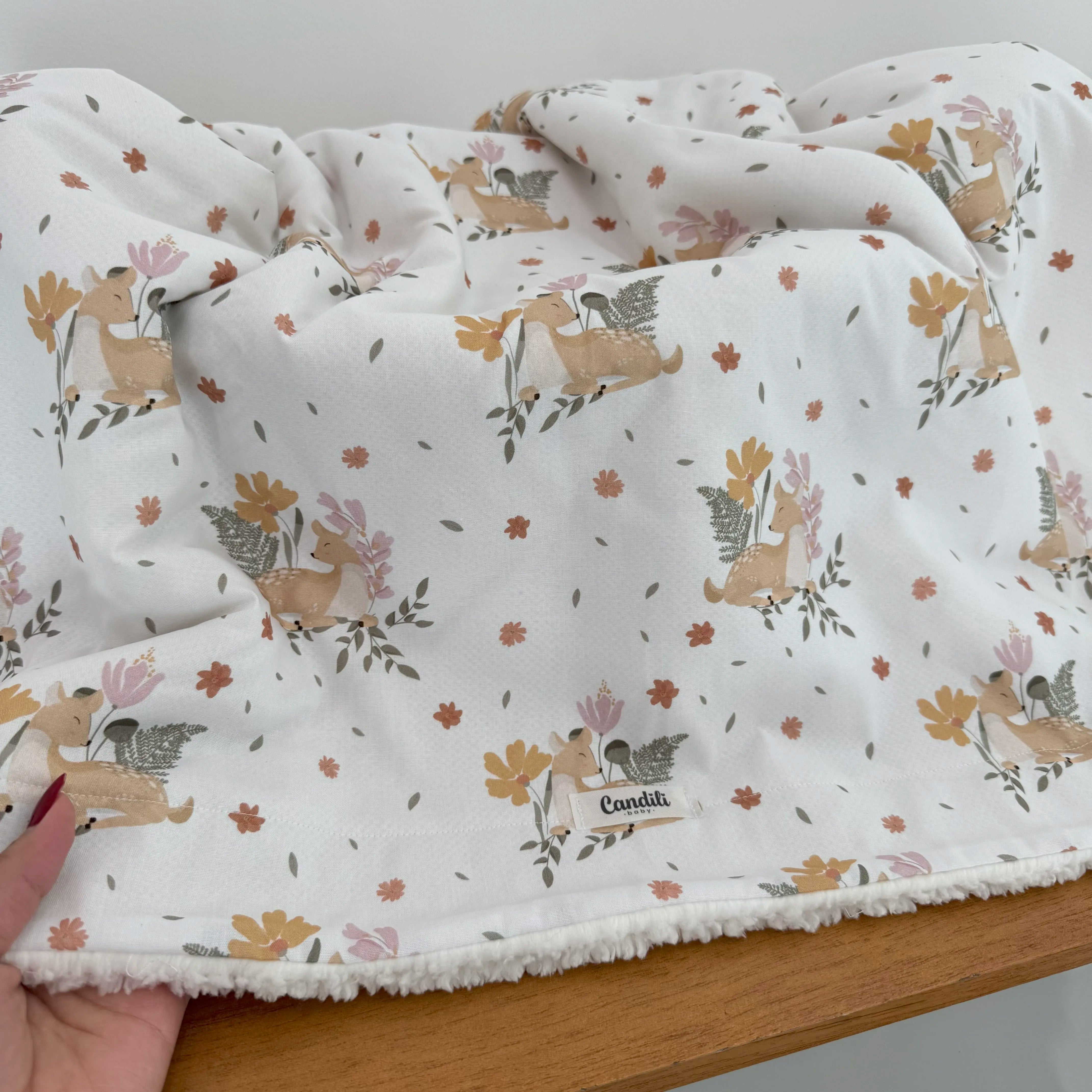 Cobertor Carneirinho - Bosque encantado