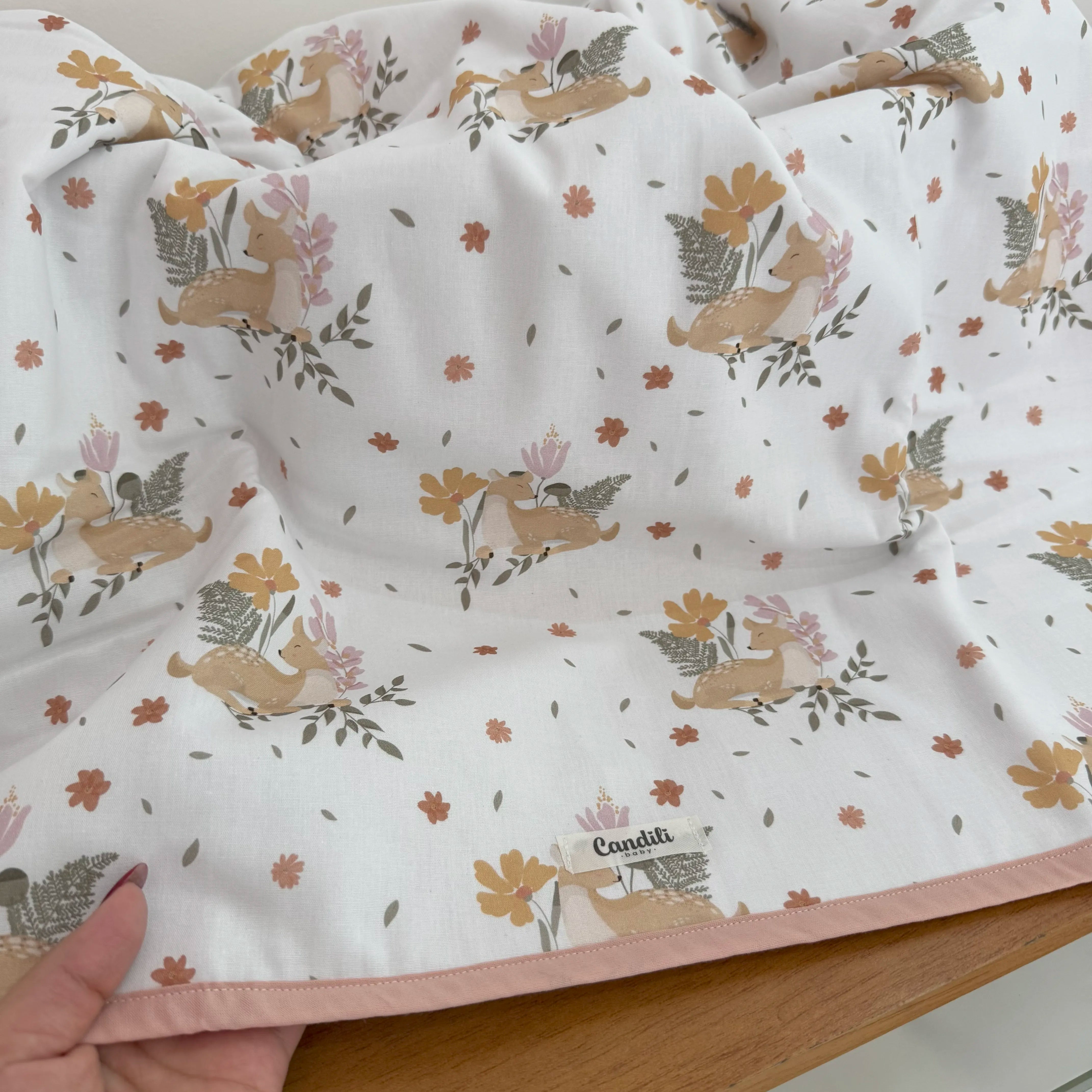 Manta Dupla Face - Bosque encantado