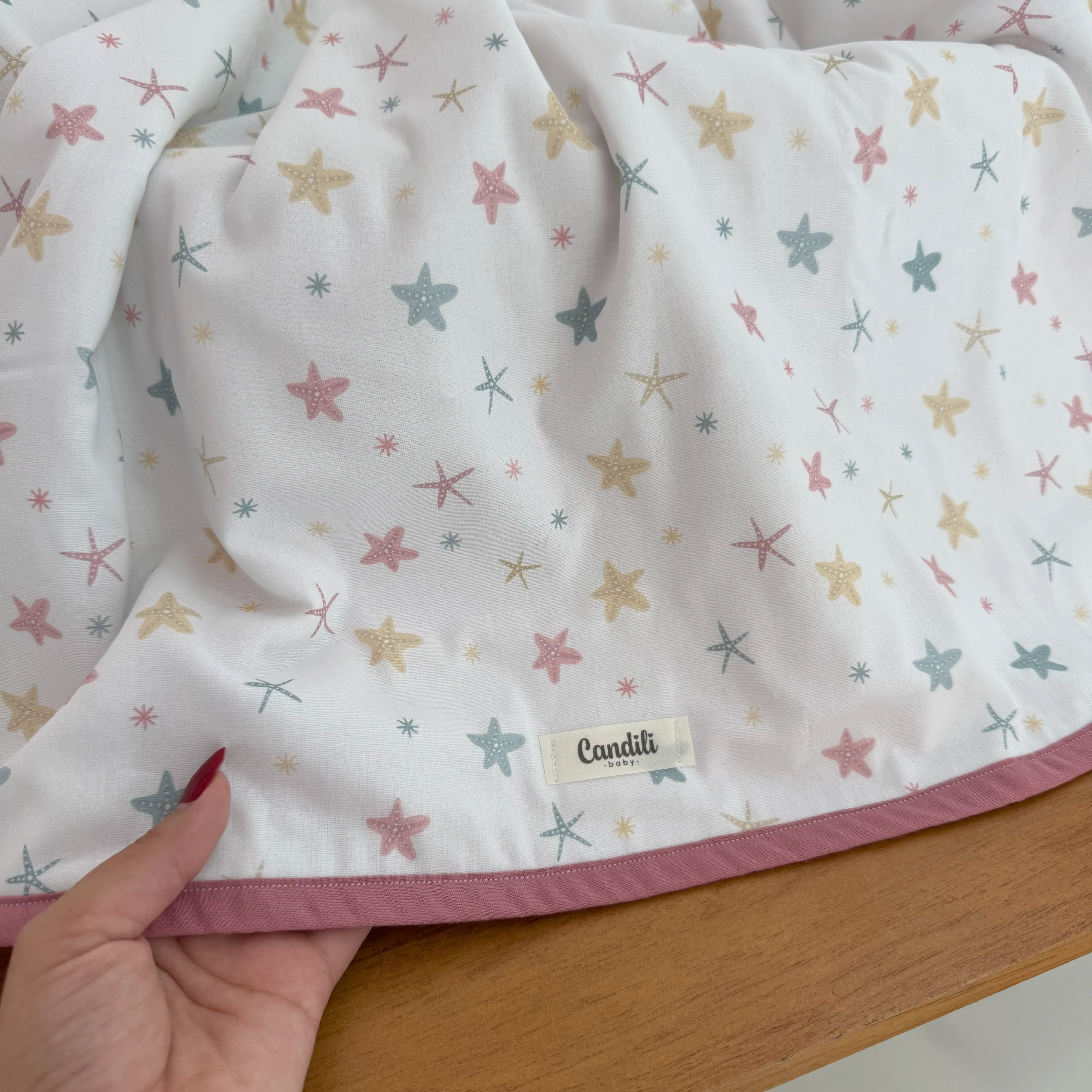 Manta Dupla Face - Estrela do Mar