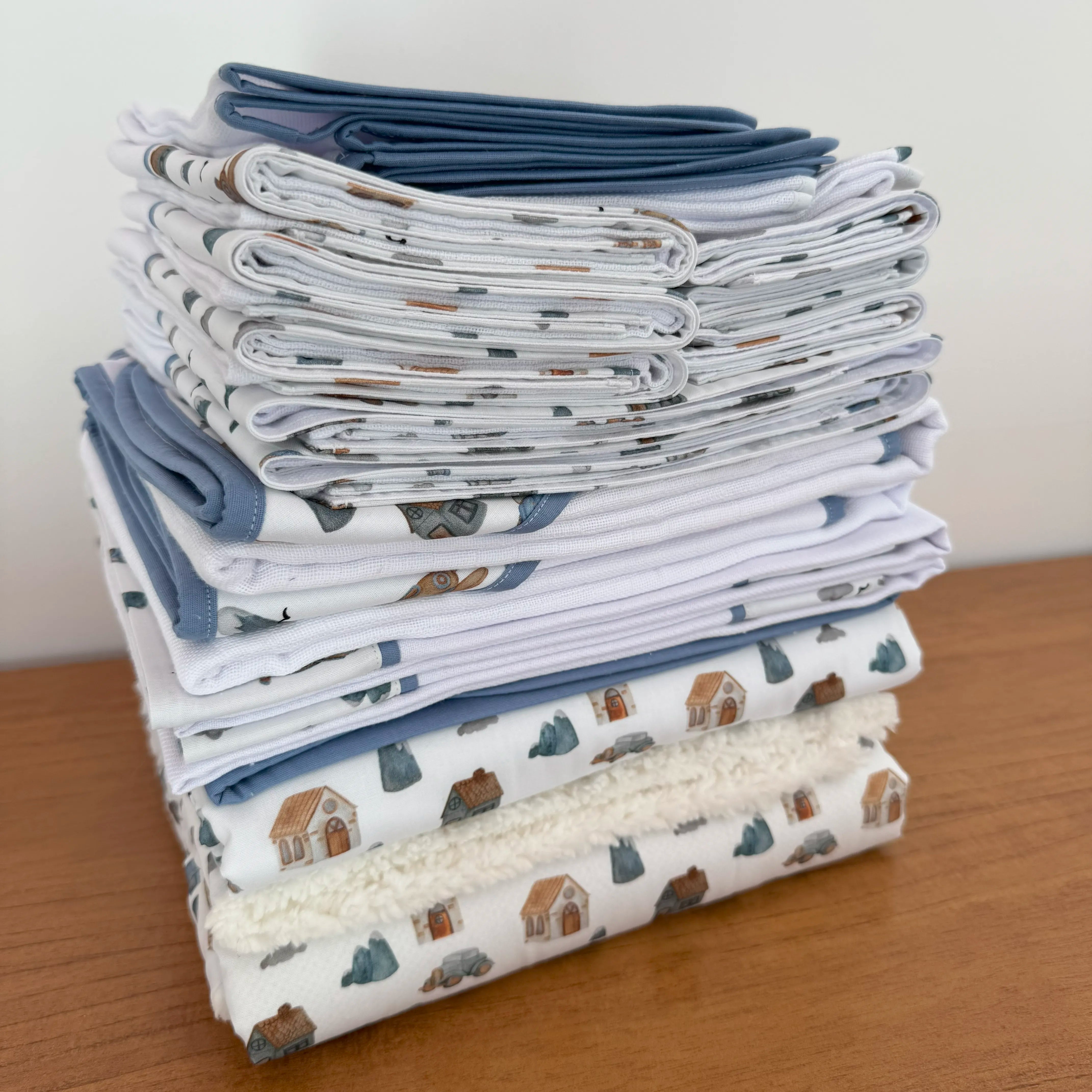 Kit Maternidade 20 peças - Carros e Montanhas